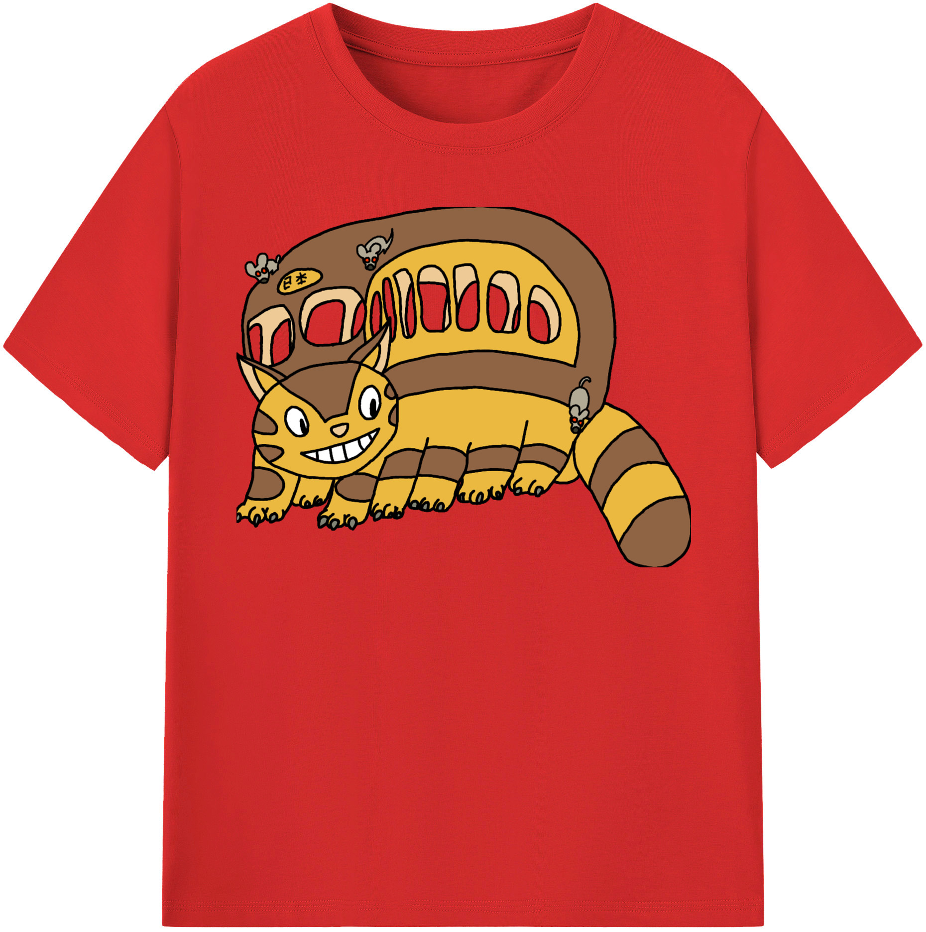 （画像用） となりのトトロ 草壁メイ 草壁サツキ My Neighbor Totoro Satsuki Kusakabe Mei Kusakabe 綿100％半袖Tシャツ（フロントプリント）