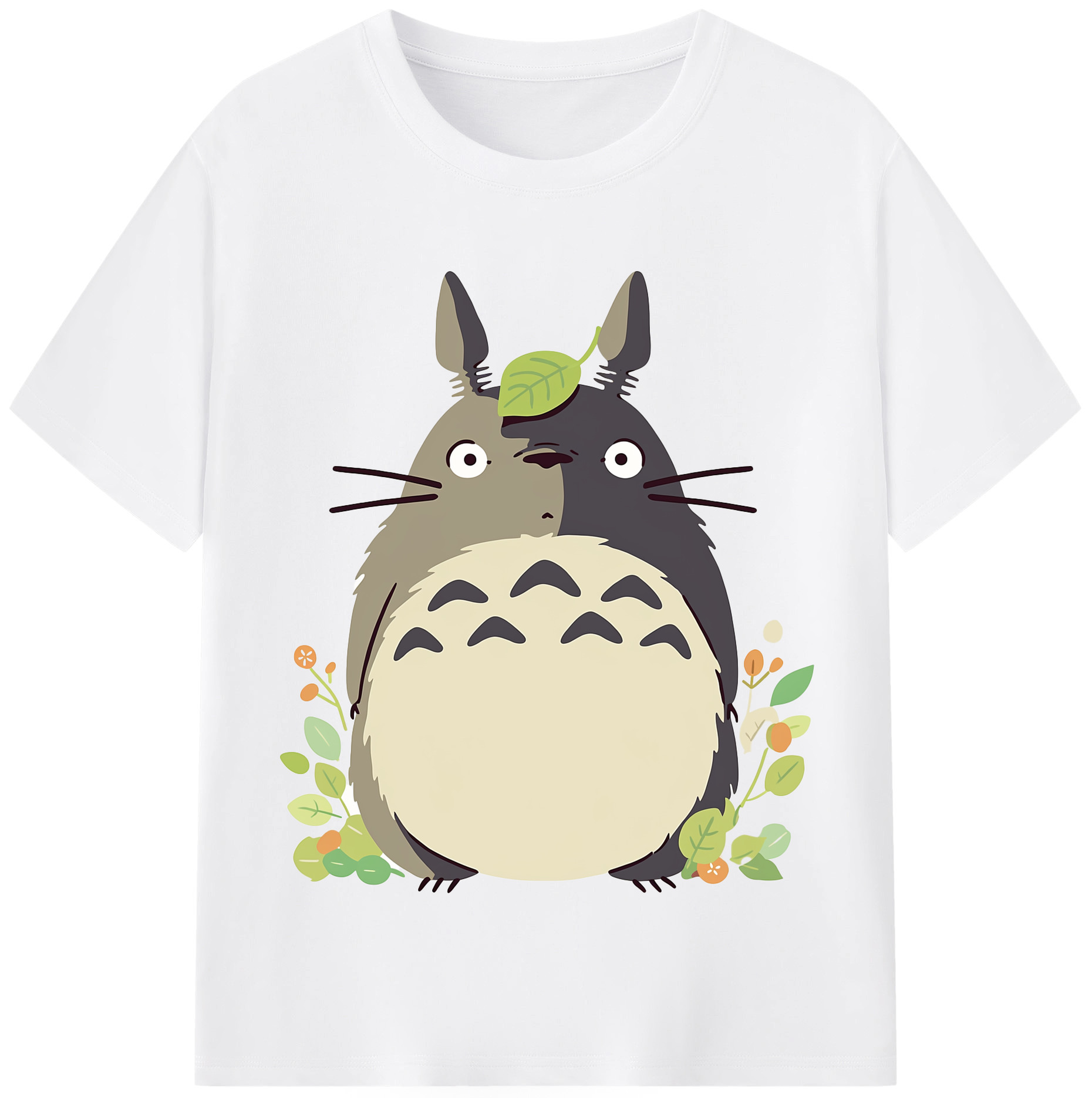 （画像用） となりのトトロ 草壁メイ 草壁サツキ My Neighbor Totoro Satsuki Kusakabe Mei Kusakabe 綿100％半袖Tシャツ（フロントプリント）