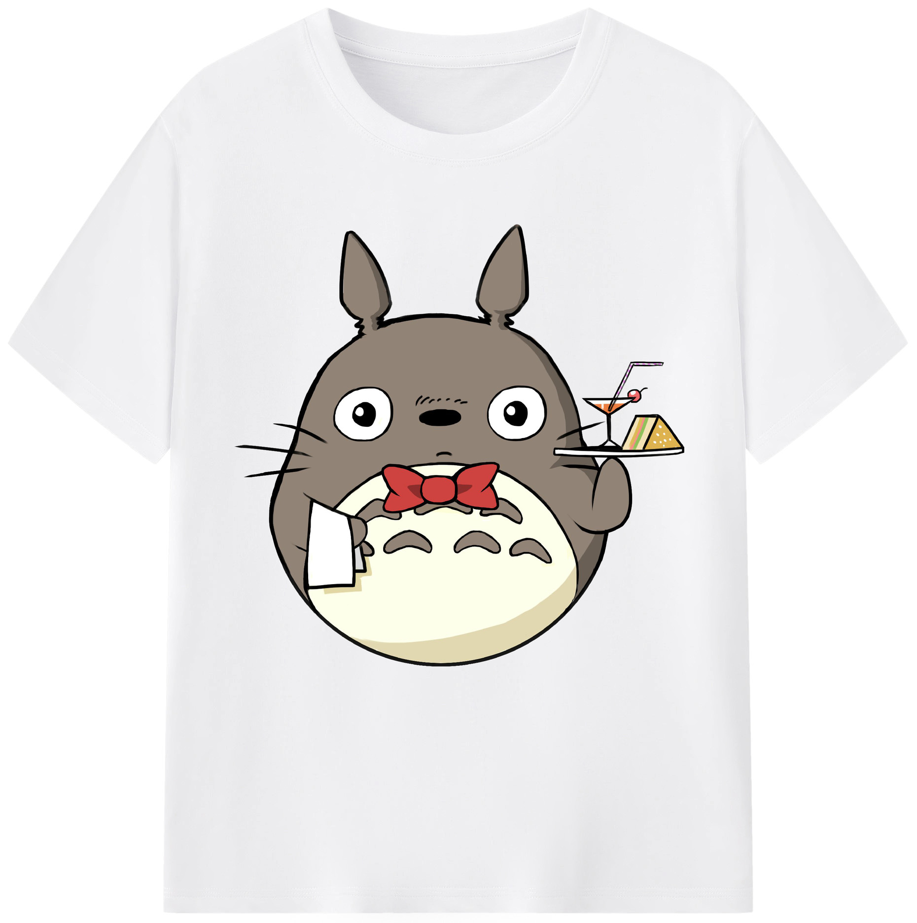 （画像用） となりのトトロ 草壁メイ 草壁サツキ My Neighbor Totoro Satsuki Kusakabe Mei Kusakabe 綿100％半袖Tシャツ（フロントプリント）
