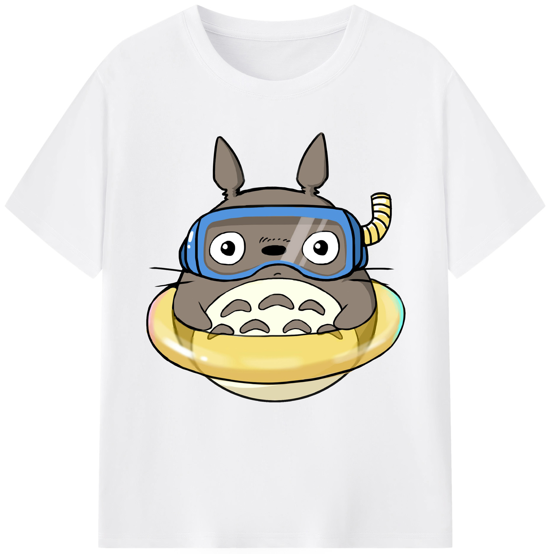 （画像用） となりのトトロ 草壁メイ 草壁サツキ My Neighbor Totoro Satsuki Kusakabe Mei Kusakabe 綿100％半袖Tシャツ（フロントプリント）
