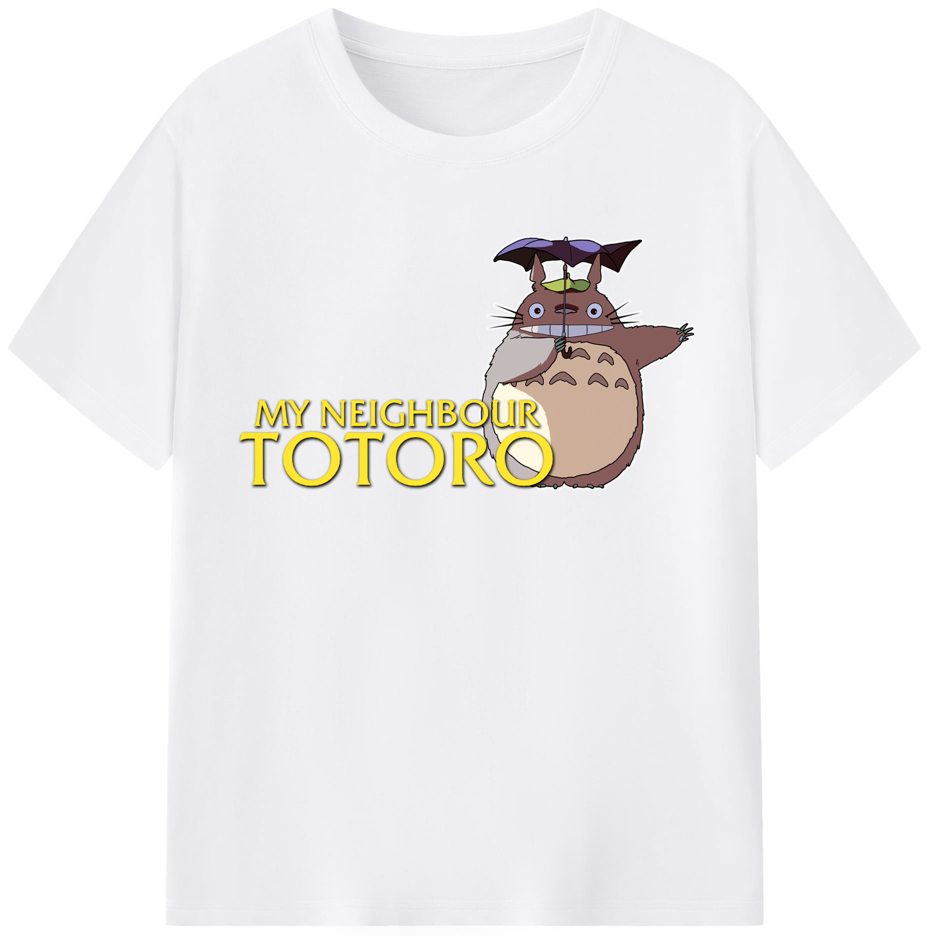 （画像用） となりのトトロ 草壁メイ 草壁サツキ My Neighbor Totoro Satsuki Kusakabe Mei Kusakabe 綿100％半袖Tシャツ（フロントプリント）