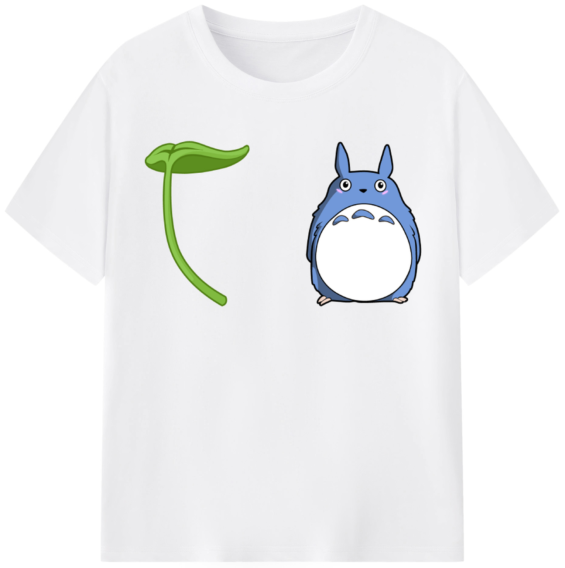（画像用） となりのトトロ 草壁メイ 草壁サツキ My Neighbor Totoro Satsuki Kusakabe Mei Kusakabe 綿100％半袖Tシャツ（フロントプリント）