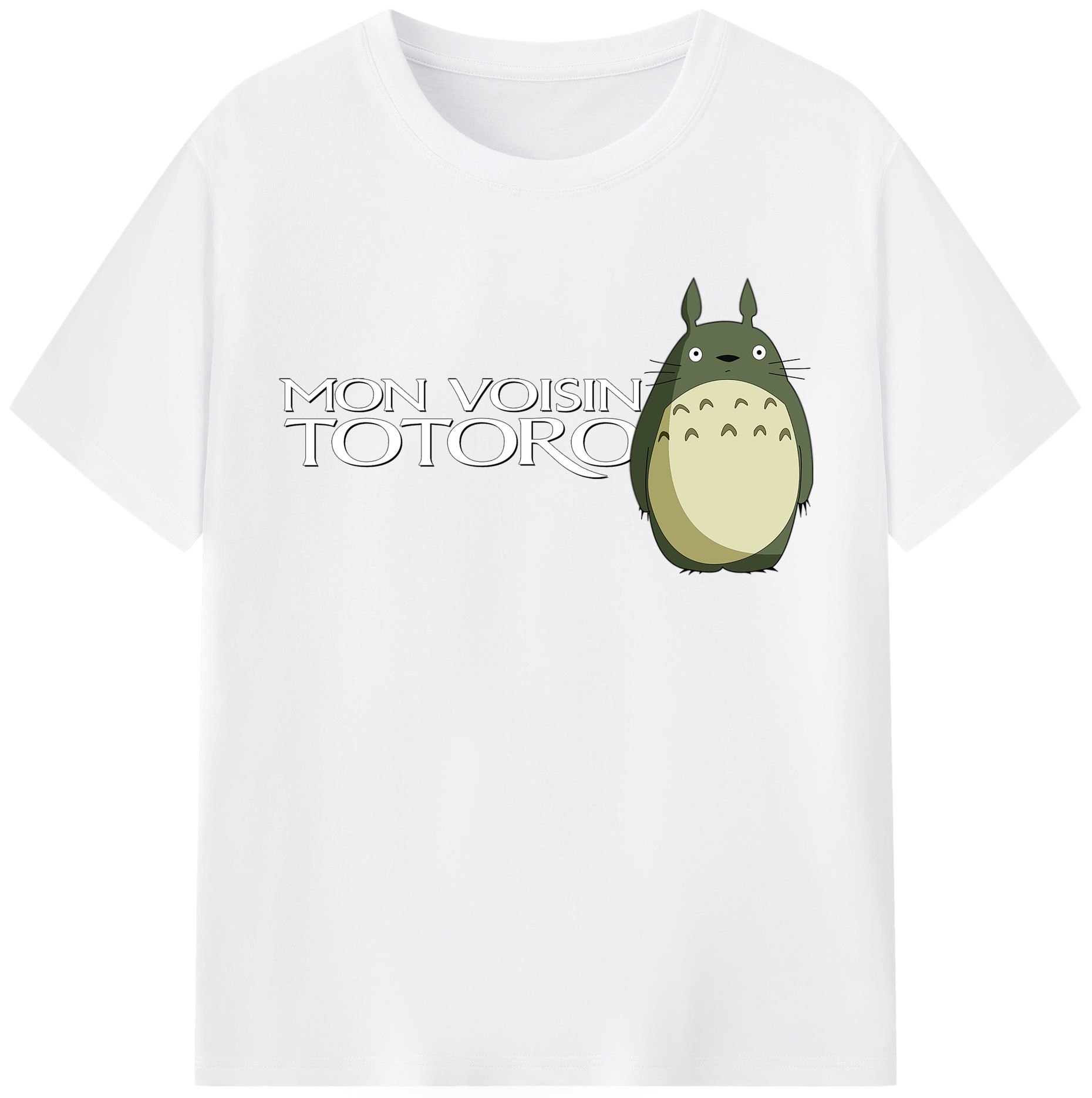（画像用） となりのトトロ 草壁メイ 草壁サツキ My Neighbor Totoro Satsuki Kusakabe Mei Kusakabe 綿100％半袖Tシャツ（フロントプリント）