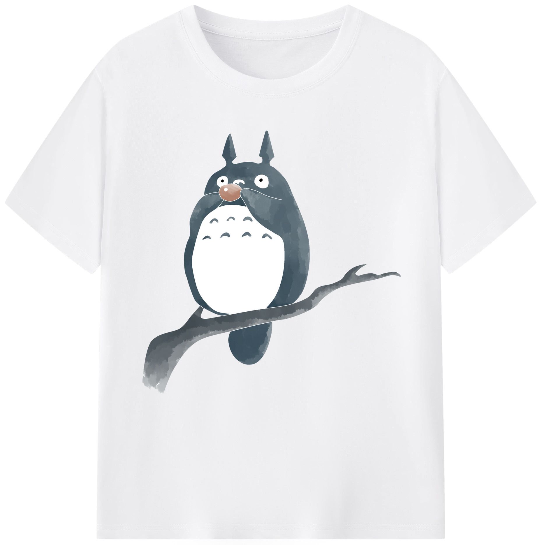 （画像用） となりのトトロ 草壁メイ 草壁サツキ My Neighbor Totoro Satsuki Kusakabe Mei Kusakabe 綿100％半袖Tシャツ（フロントプリント）