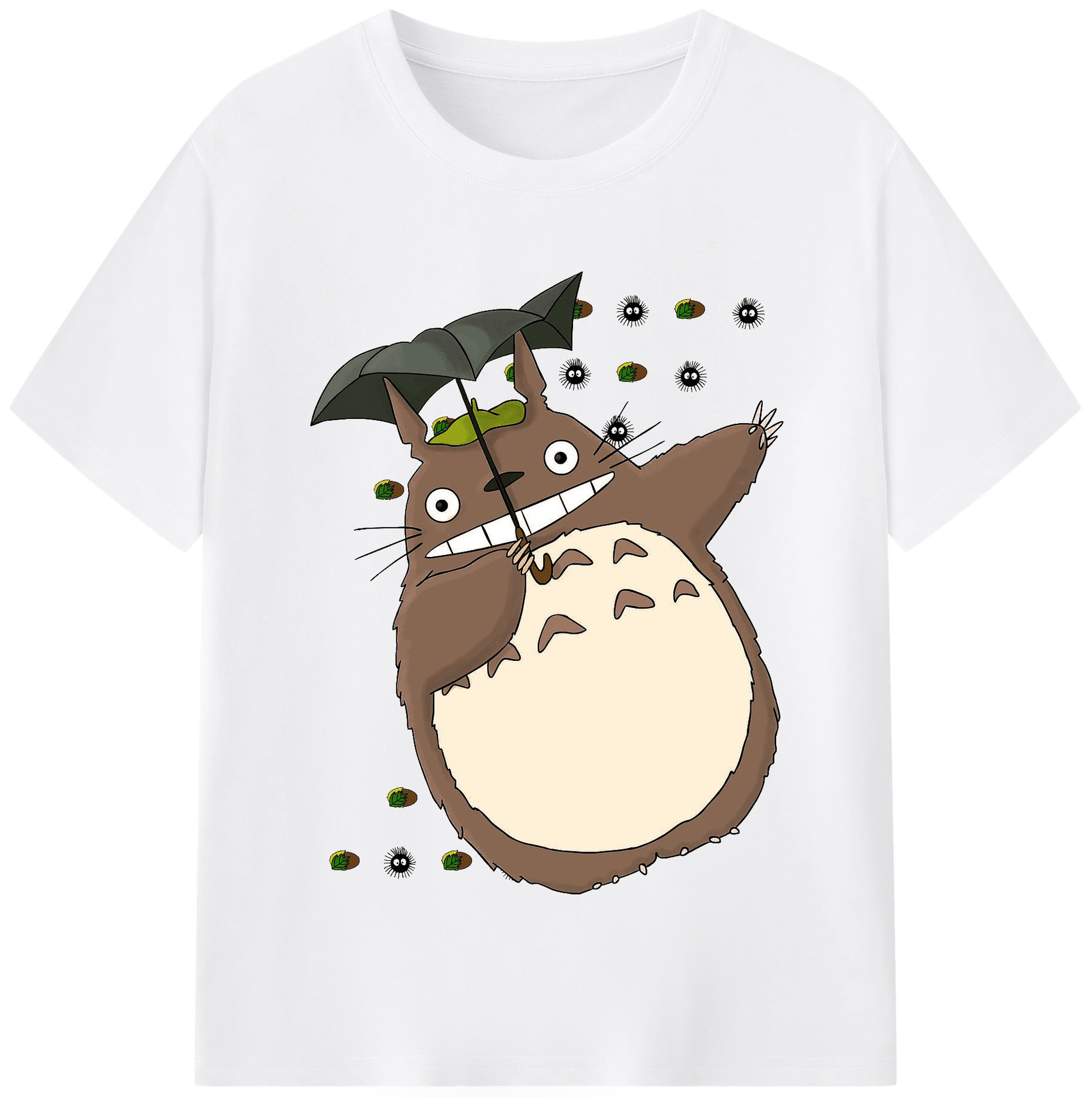 （画像用） となりのトトロ 草壁メイ 草壁サツキ My Neighbor Totoro Satsuki Kusakabe Mei Kusakabe 綿100％半袖Tシャツ（フロントプリント）