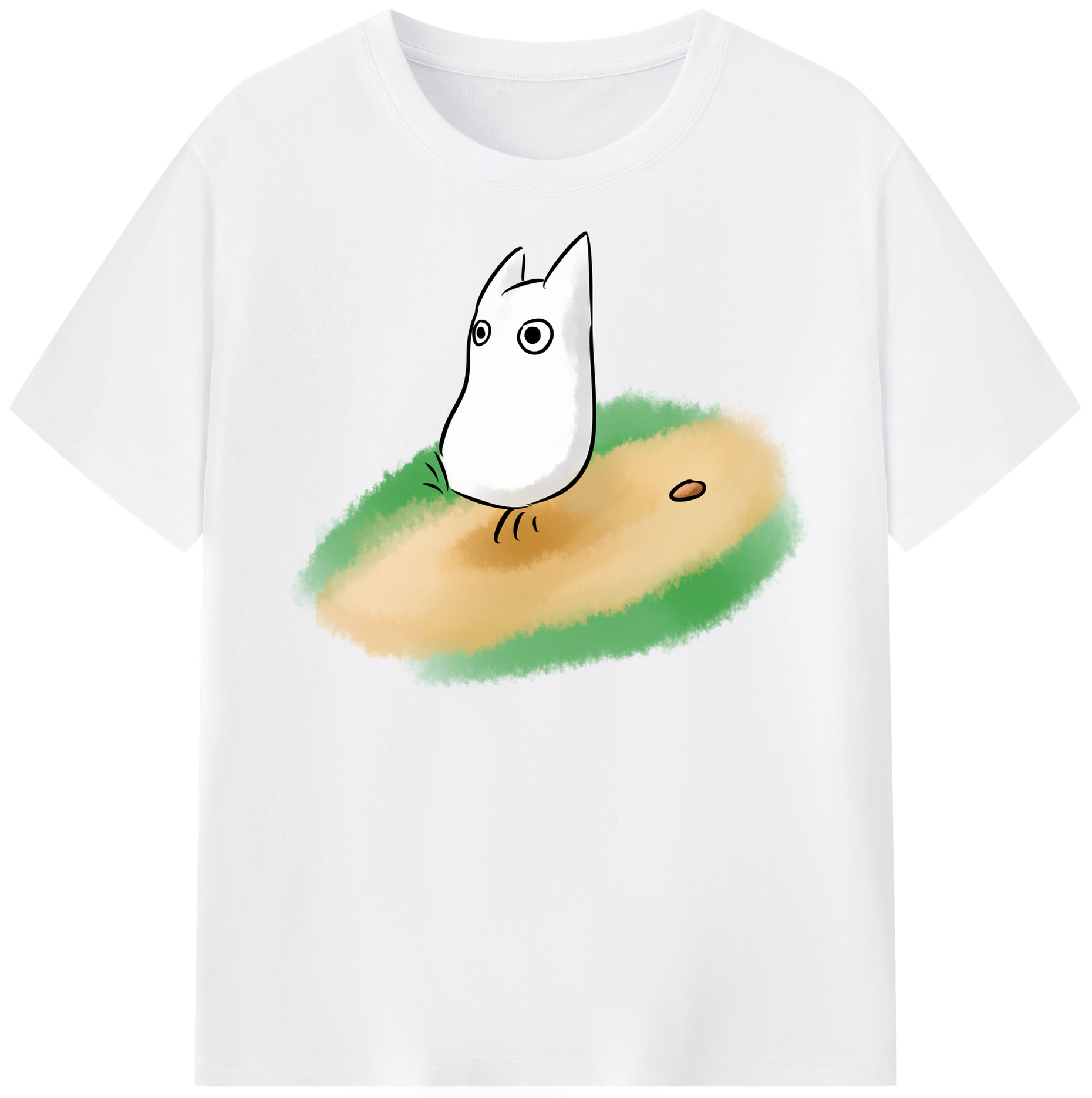 （画像用） となりのトトロ 草壁メイ 草壁サツキ My Neighbor Totoro Satsuki Kusakabe Mei Kusakabe 綿100％半袖Tシャツ（フロントプリント）