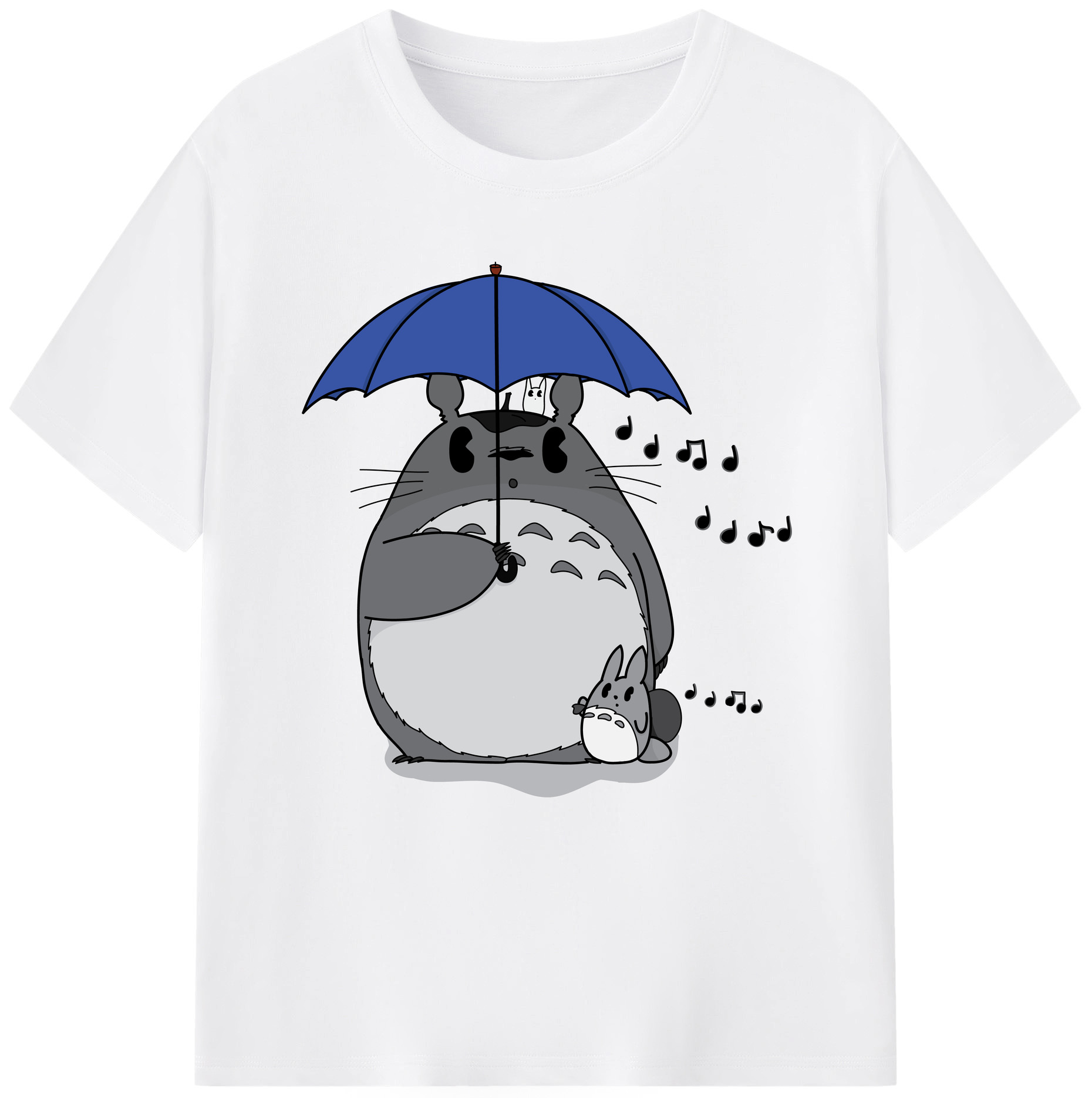 （画像用） となりのトトロ 草壁メイ 草壁サツキ My Neighbor Totoro Satsuki Kusakabe Mei Kusakabe 綿100％半袖Tシャツ（フロントプリント）