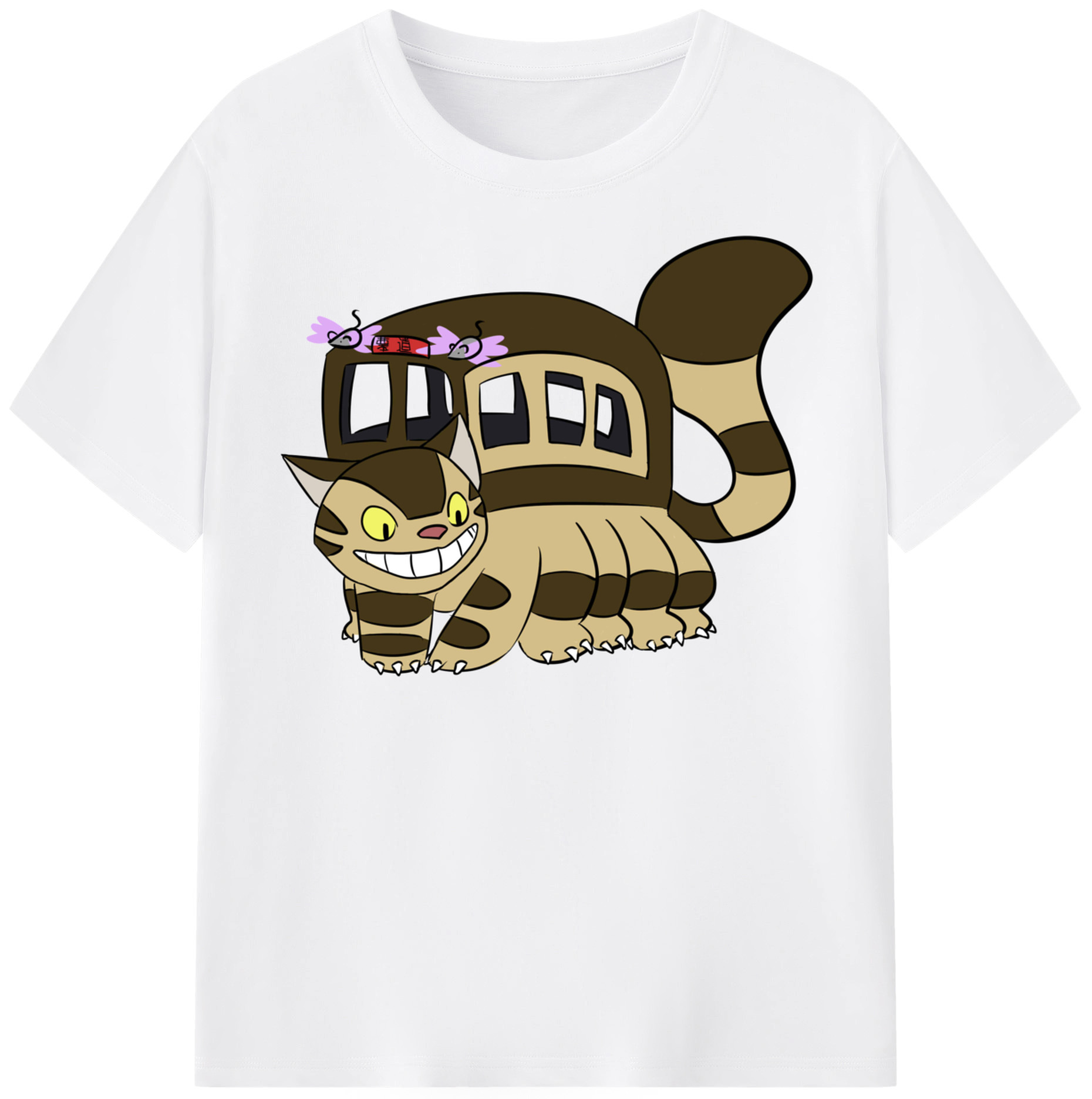 （画像用） となりのトトロ 草壁メイ 草壁サツキ My Neighbor Totoro Satsuki Kusakabe Mei Kusakabe 綿100％半袖Tシャツ（フロントプリント）