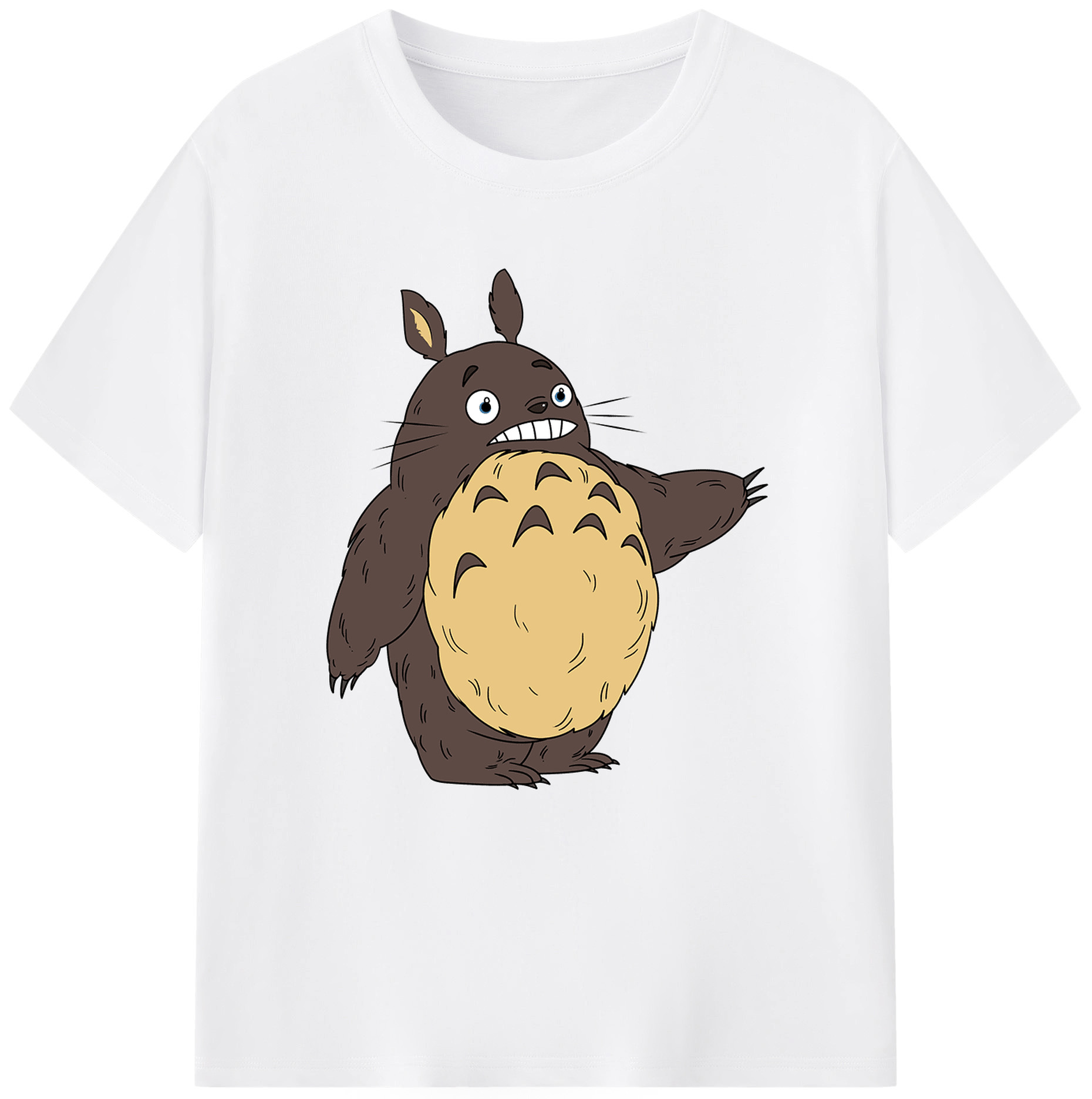 （画像用） となりのトトロ 草壁メイ 草壁サツキ My Neighbor Totoro Satsuki Kusakabe Mei Kusakabe 綿100％半袖Tシャツ（フロントプリント）
