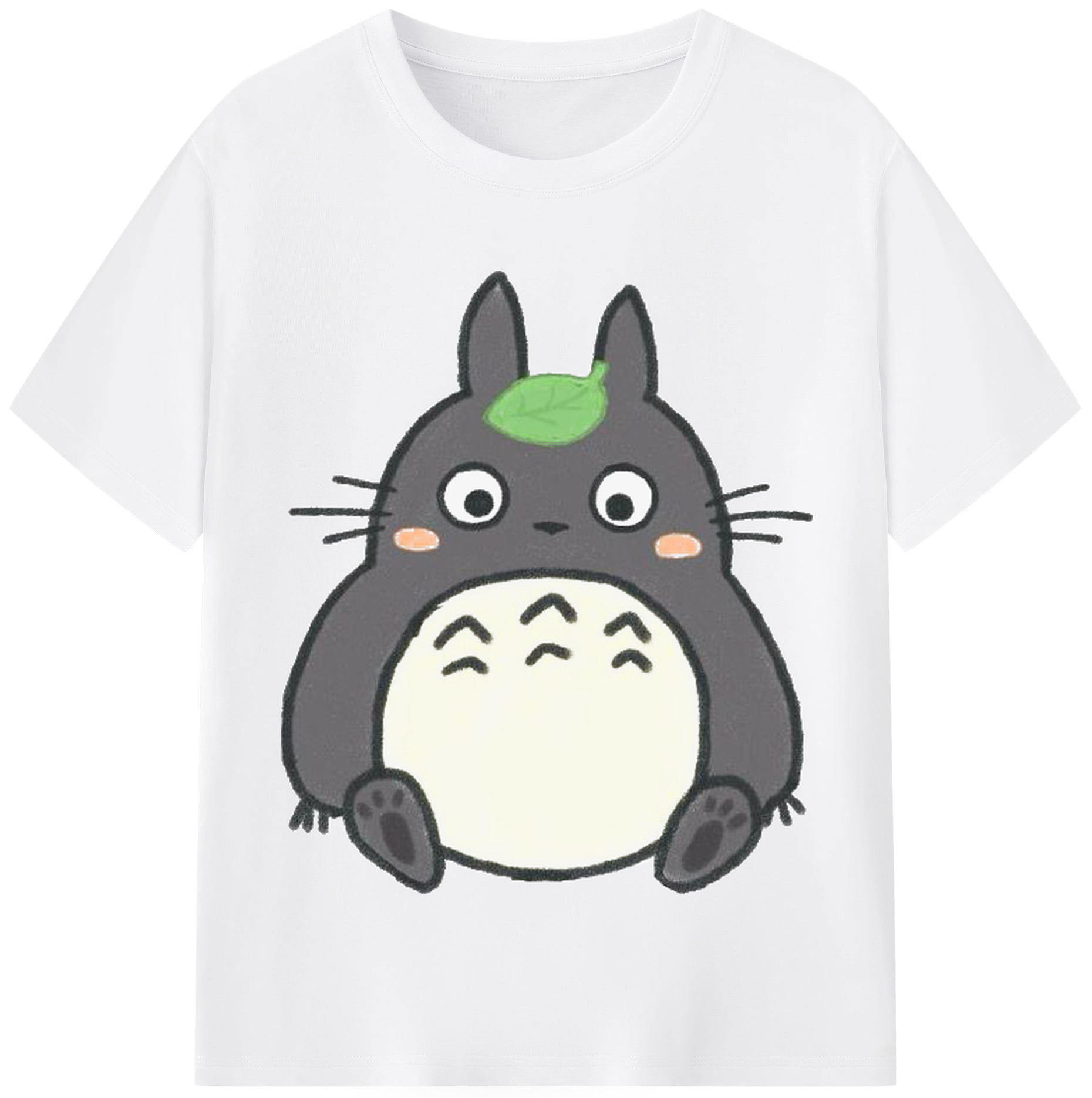 （画像用） となりのトトロ 草壁メイ 草壁サツキ My Neighbor Totoro Satsuki Kusakabe Mei Kusakabe 綿100％半袖Tシャツ（フロントプリント）