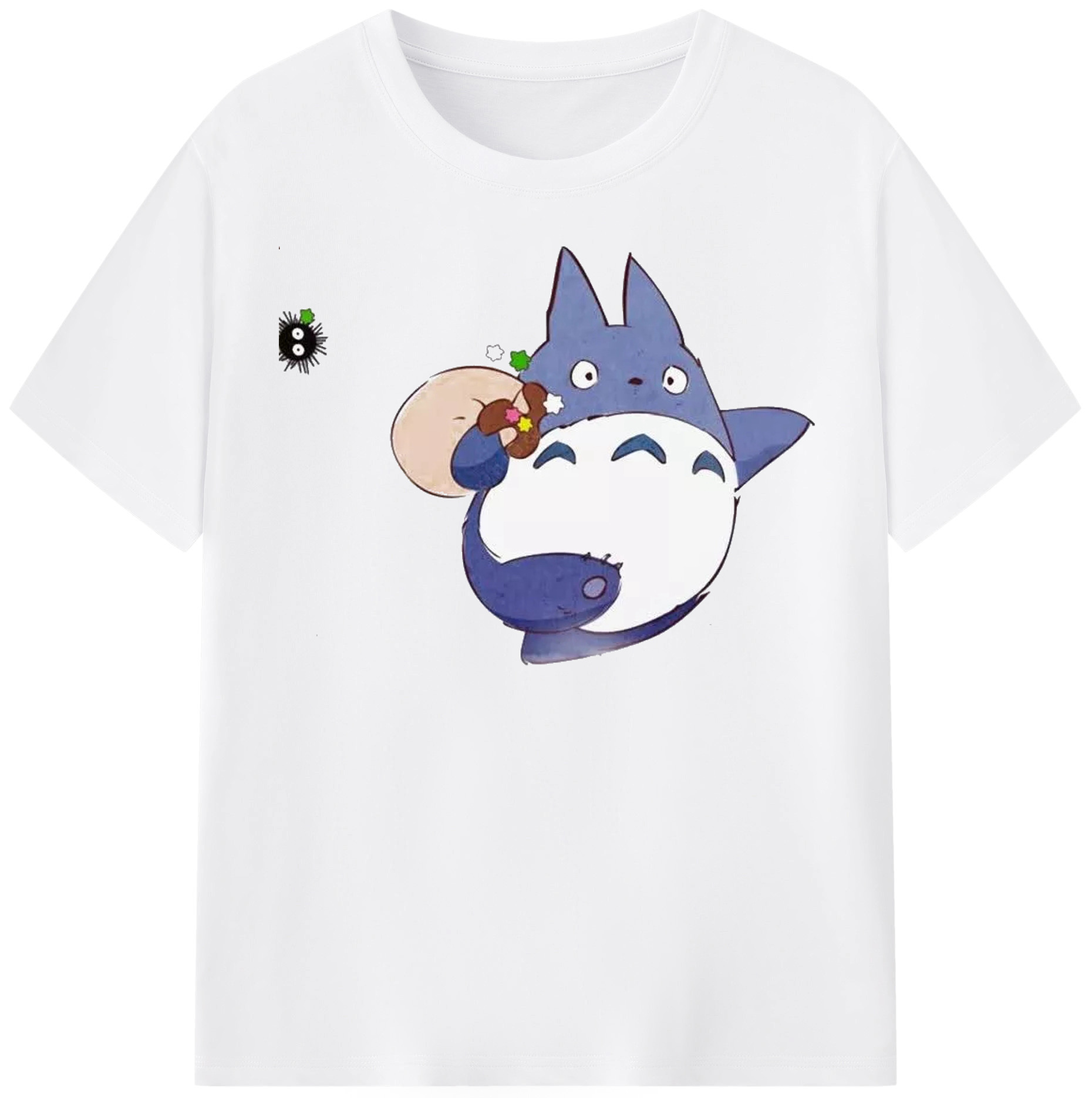 （画像用） となりのトトロ 草壁メイ 草壁サツキ My Neighbor Totoro Satsuki Kusakabe Mei Kusakabe 綿100％半袖Tシャツ（フロントプリント）