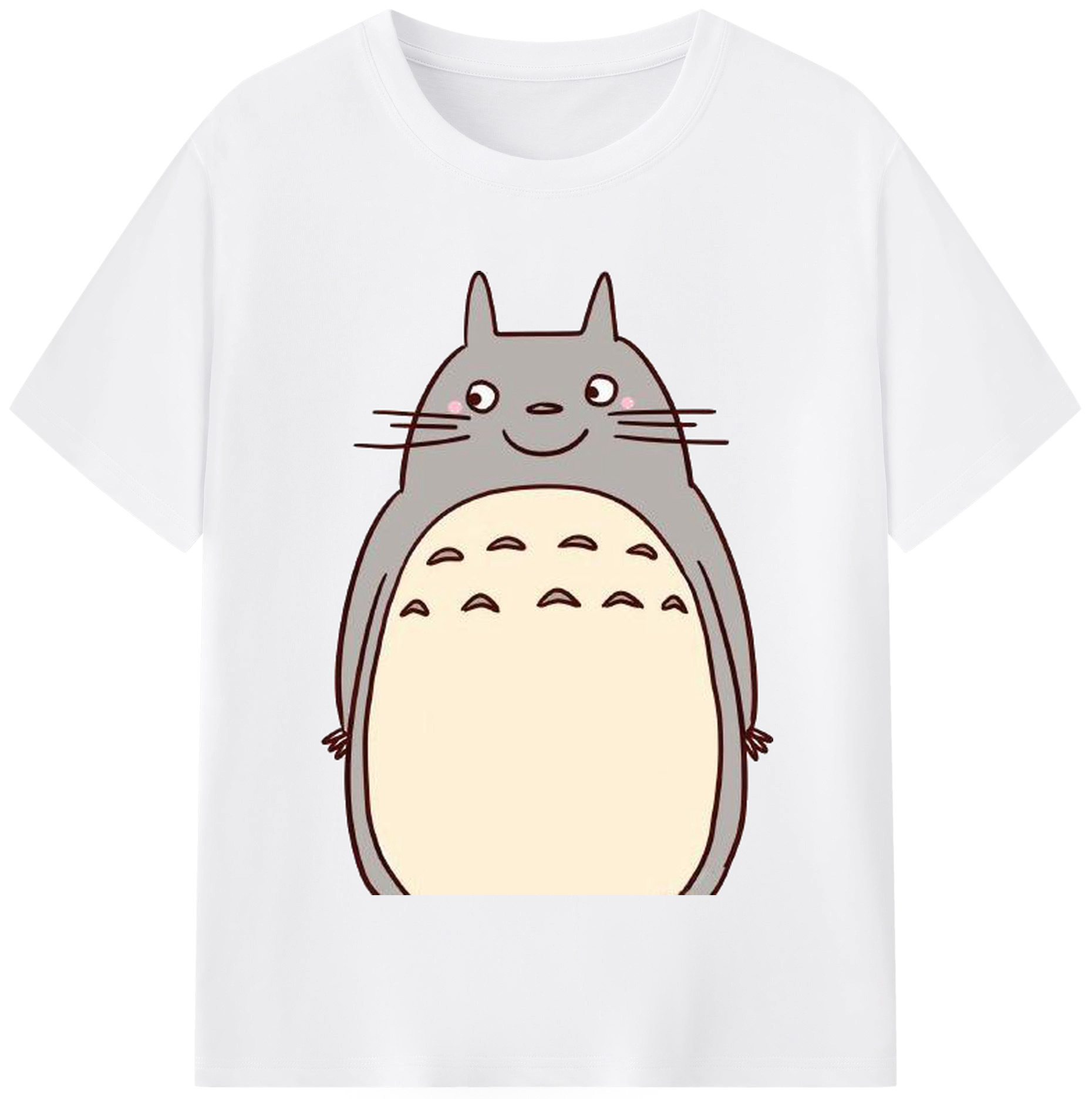 （画像用） となりのトトロ 草壁メイ 草壁サツキ My Neighbor Totoro Satsuki Kusakabe Mei Kusakabe 綿100％半袖Tシャツ（フロントプリント）