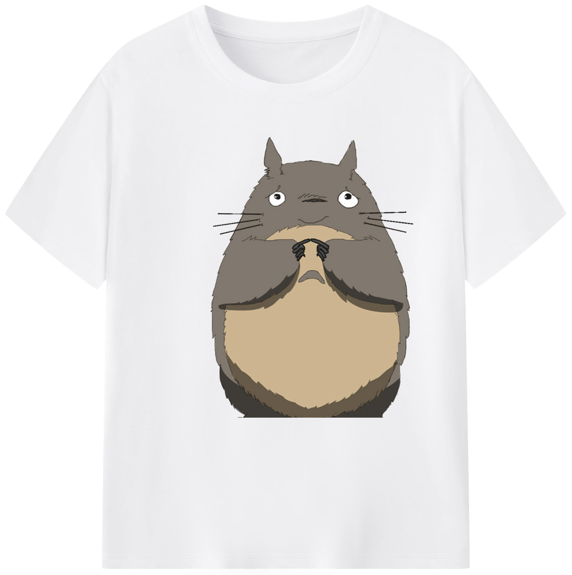 （画像用） となりのトトロ 草壁メイ 草壁サツキ My Neighbor Totoro Satsuki Kusakabe Mei Kusakabe 綿100％半袖Tシャツ（フロントプリント）