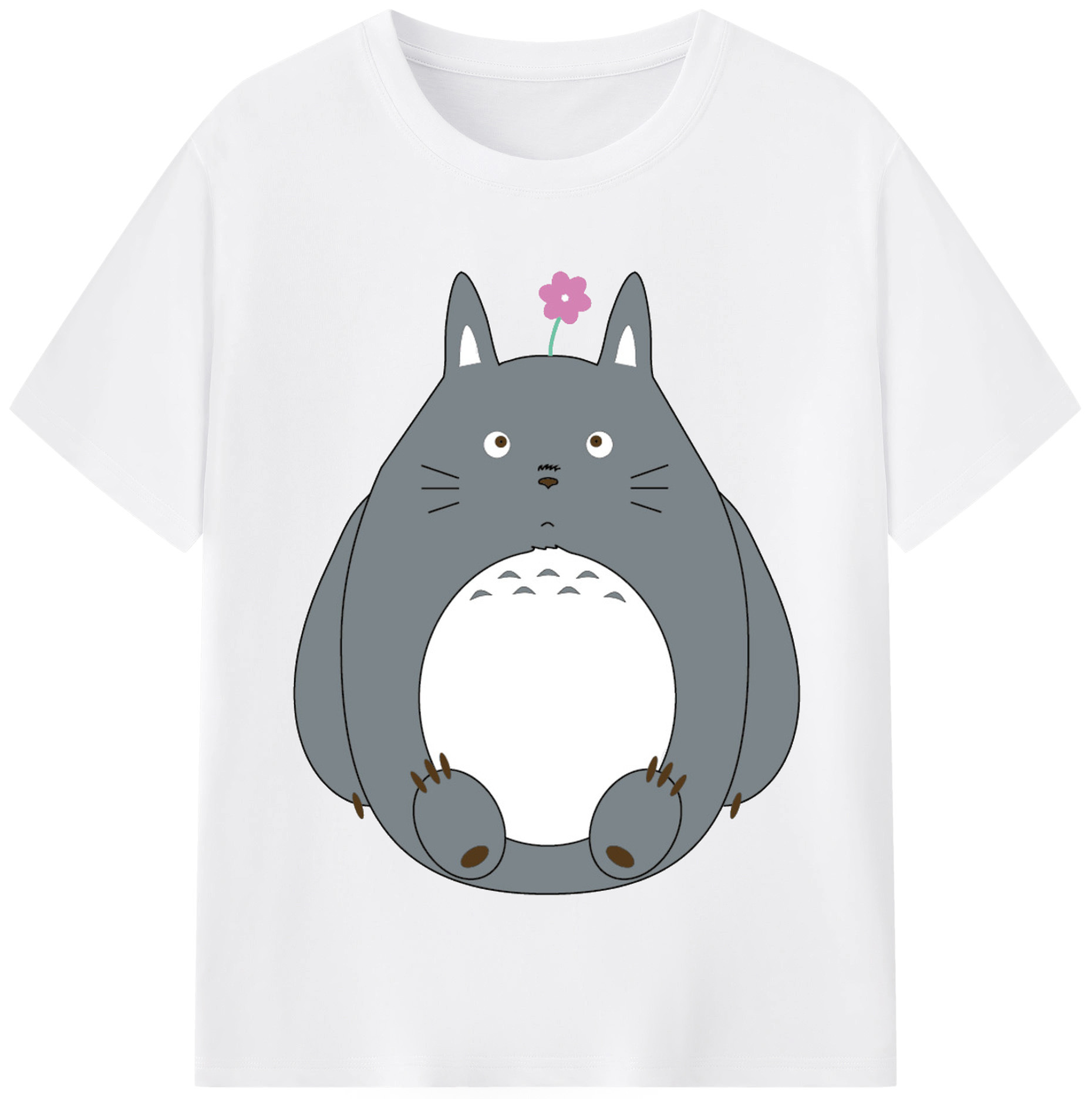 （画像用） となりのトトロ 草壁メイ 草壁サツキ My Neighbor Totoro Satsuki Kusakabe Mei Kusakabe 綿100％半袖Tシャツ（フロントプリント）