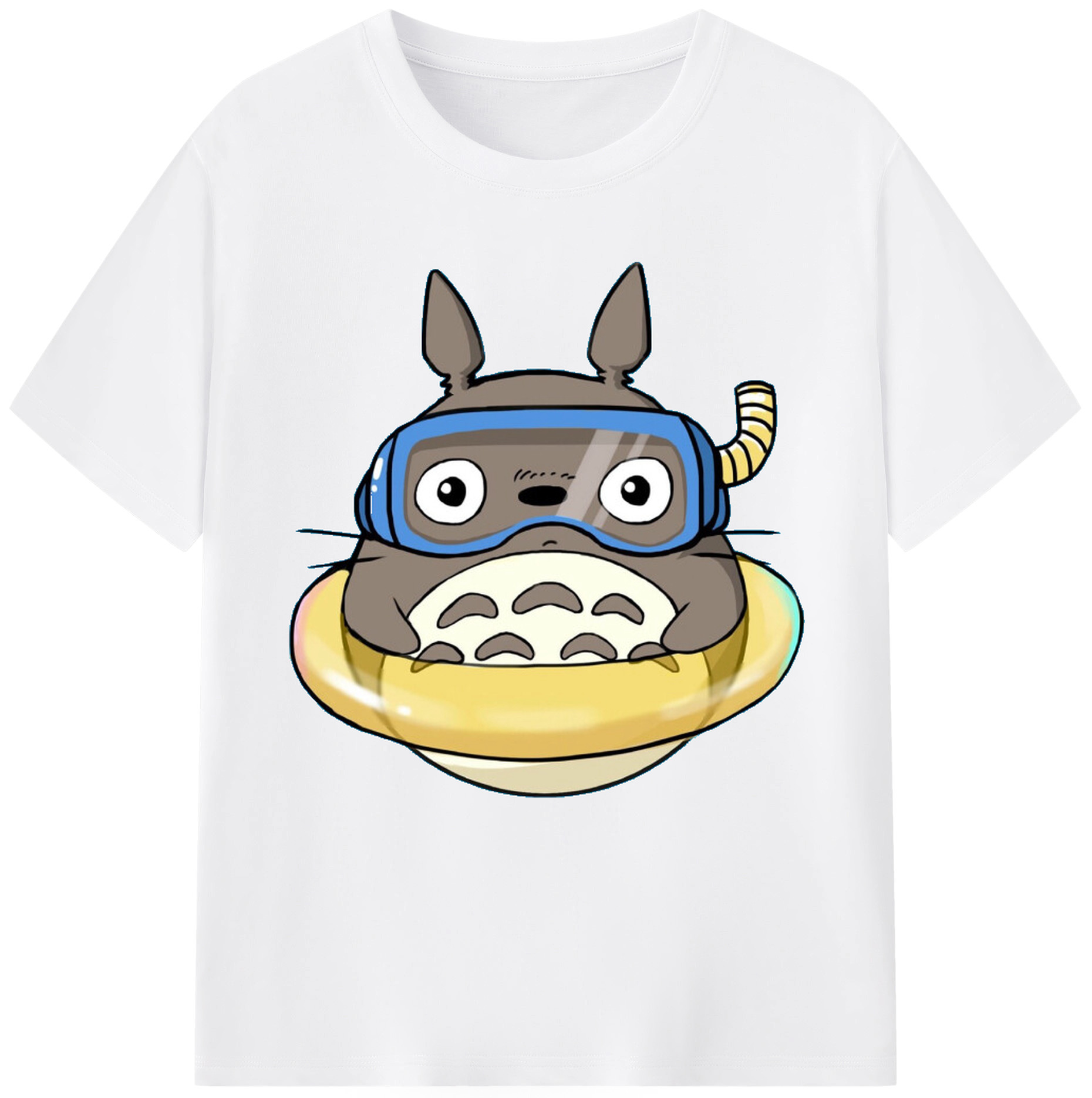 （画像用） となりのトトロ 草壁メイ 草壁サツキ My Neighbor Totoro Satsuki Kusakabe Mei Kusakabe 綿100％半袖Tシャツ（フロントプリント）