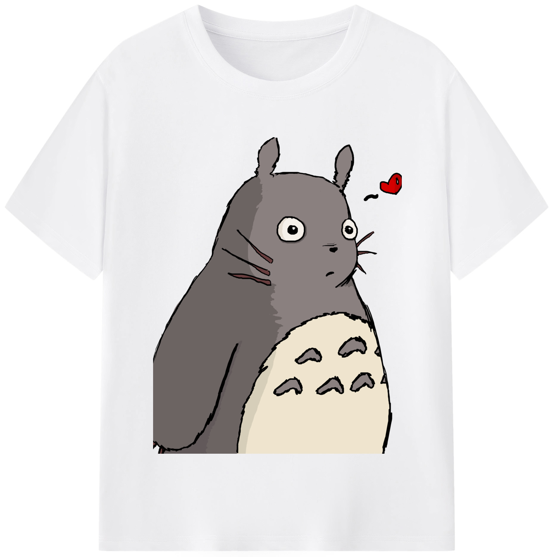 （画像用） となりのトトロ 草壁メイ 草壁サツキ My Neighbor Totoro Satsuki Kusakabe Mei Kusakabe 綿100％半袖Tシャツ（フロントプリント）