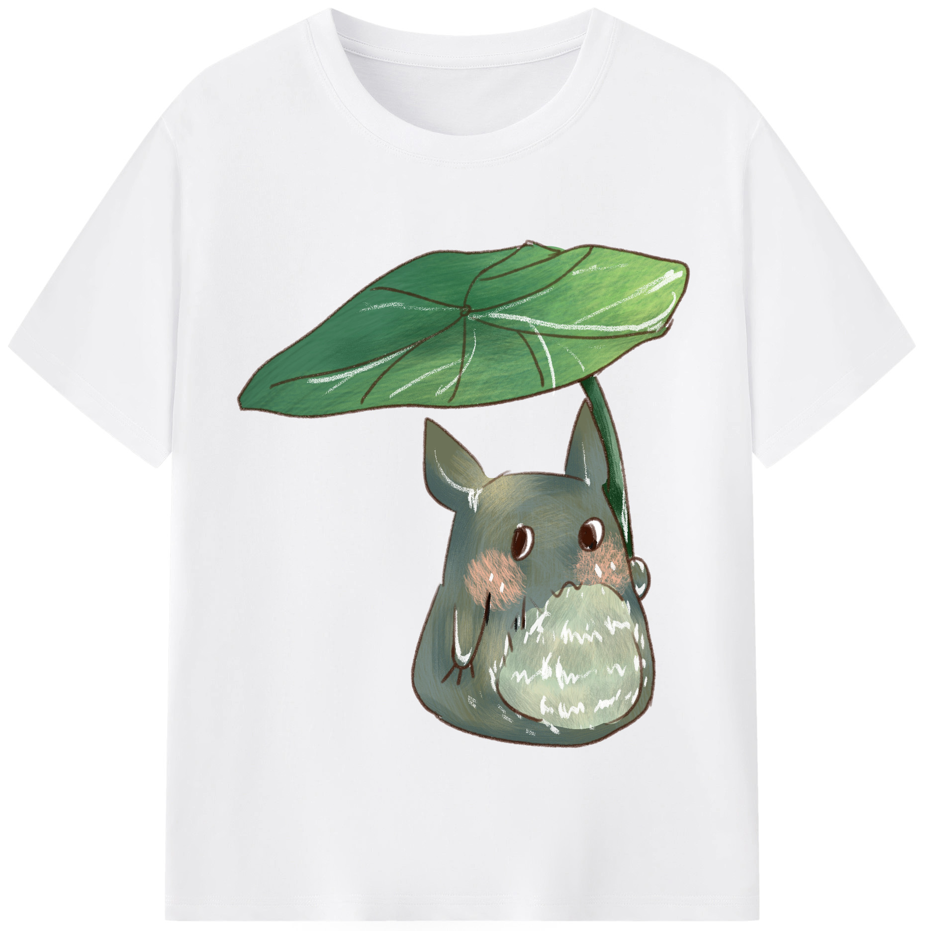（画像用） となりのトトロ 草壁メイ 草壁サツキ My Neighbor Totoro Satsuki Kusakabe Mei Kusakabe 綿100％半袖Tシャツ（フロントプリント）