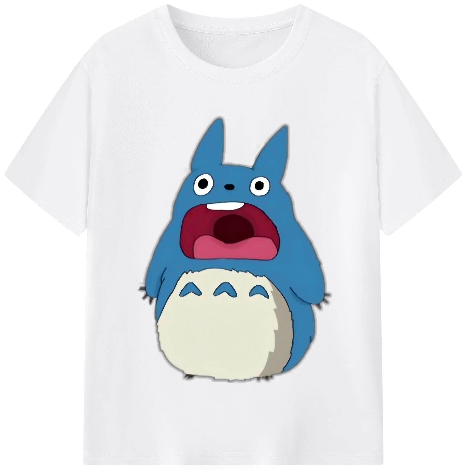 （画像用） となりのトトロ 草壁メイ 草壁サツキ My Neighbor Totoro Satsuki Kusakabe Mei Kusakabe 綿100％半袖Tシャツ（フロントプリント）