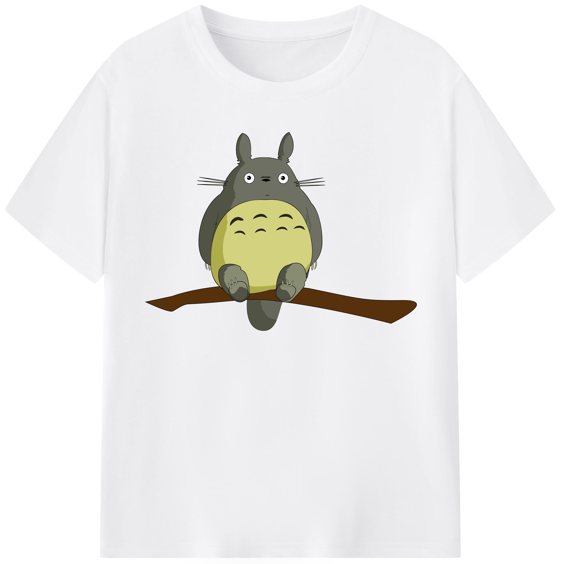 （画像用） となりのトトロ 草壁メイ 草壁サツキ My Neighbor Totoro Satsuki Kusakabe Mei Kusakabe 綿100％半袖Tシャツ（フロントプリント）