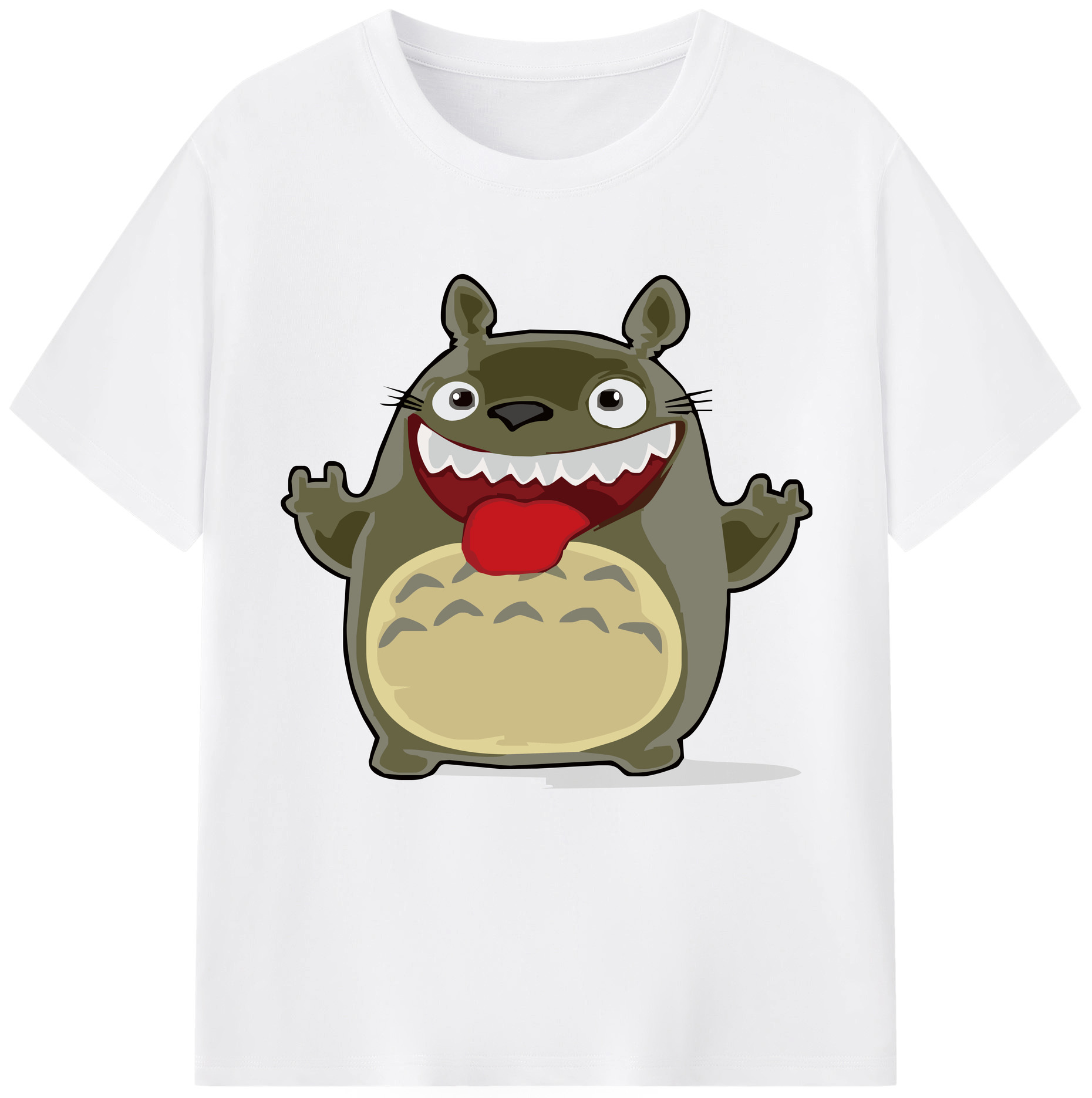 （画像用） となりのトトロ 草壁メイ 草壁サツキ My Neighbor Totoro Satsuki Kusakabe Mei Kusakabe 綿100％半袖Tシャツ（フロントプリント）