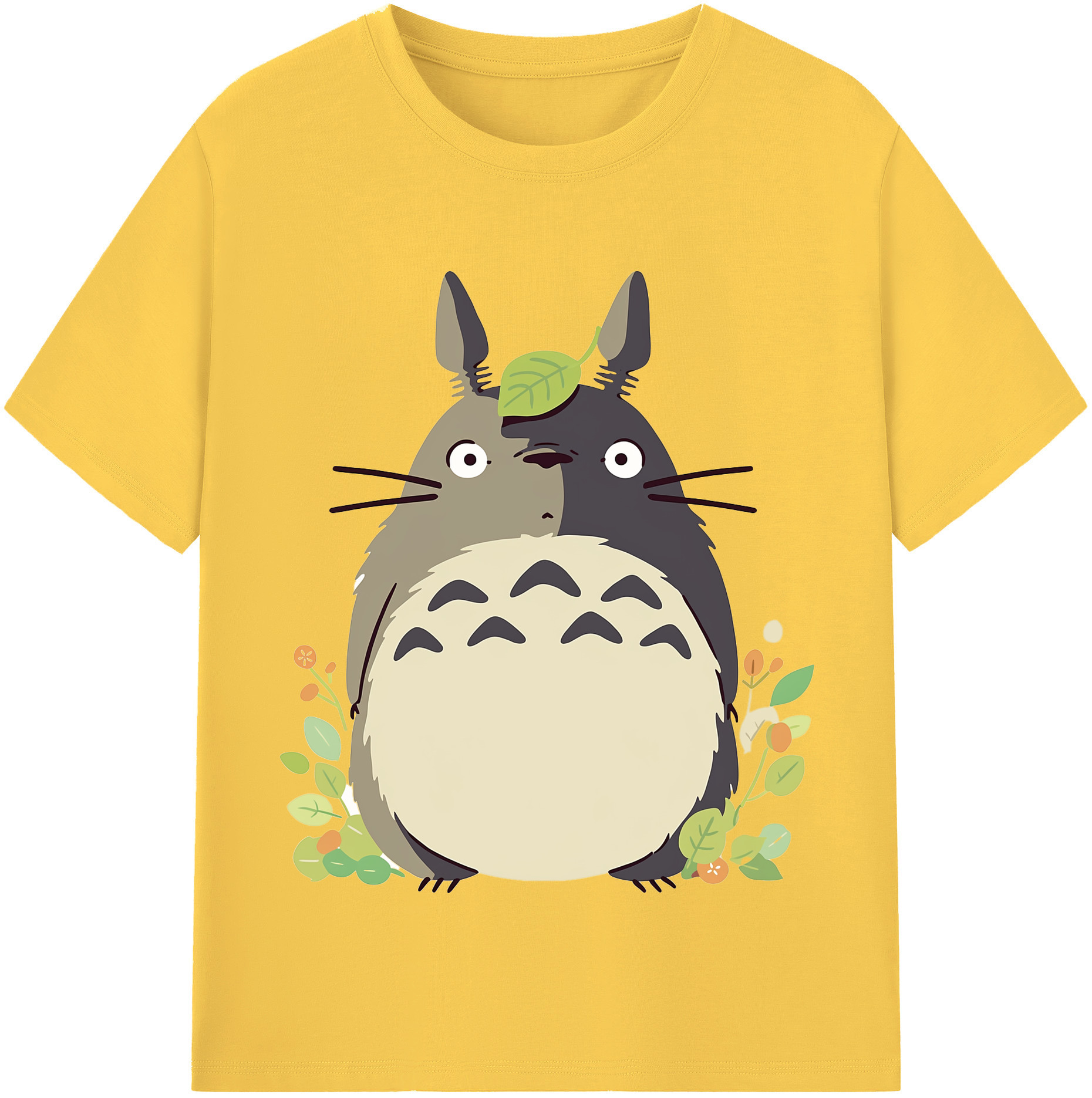 （画像用） となりのトトロ 草壁メイ 草壁サツキ My Neighbor Totoro Satsuki Kusakabe Mei Kusakabe 綿100％半袖Tシャツ（フロントプリント）
