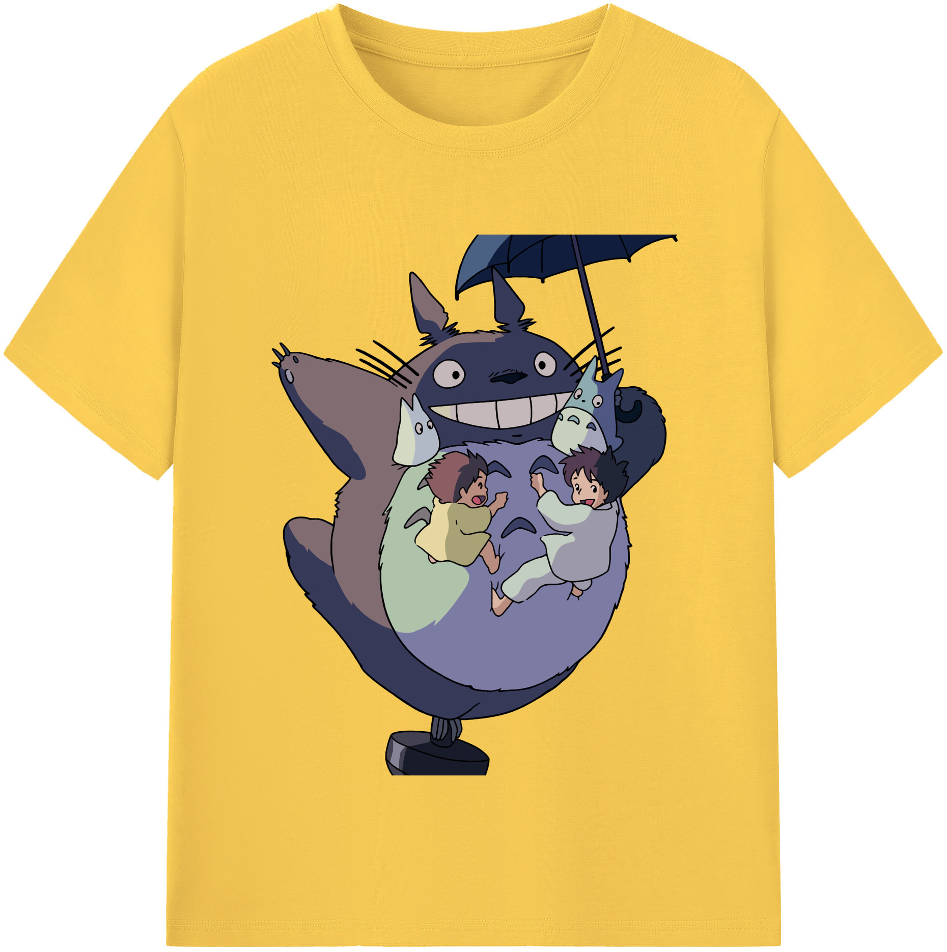 （画像用） となりのトトロ 草壁メイ 草壁サツキ My Neighbor Totoro Satsuki Kusakabe Mei Kusakabe 綿100％半袖Tシャツ（フロントプリント）