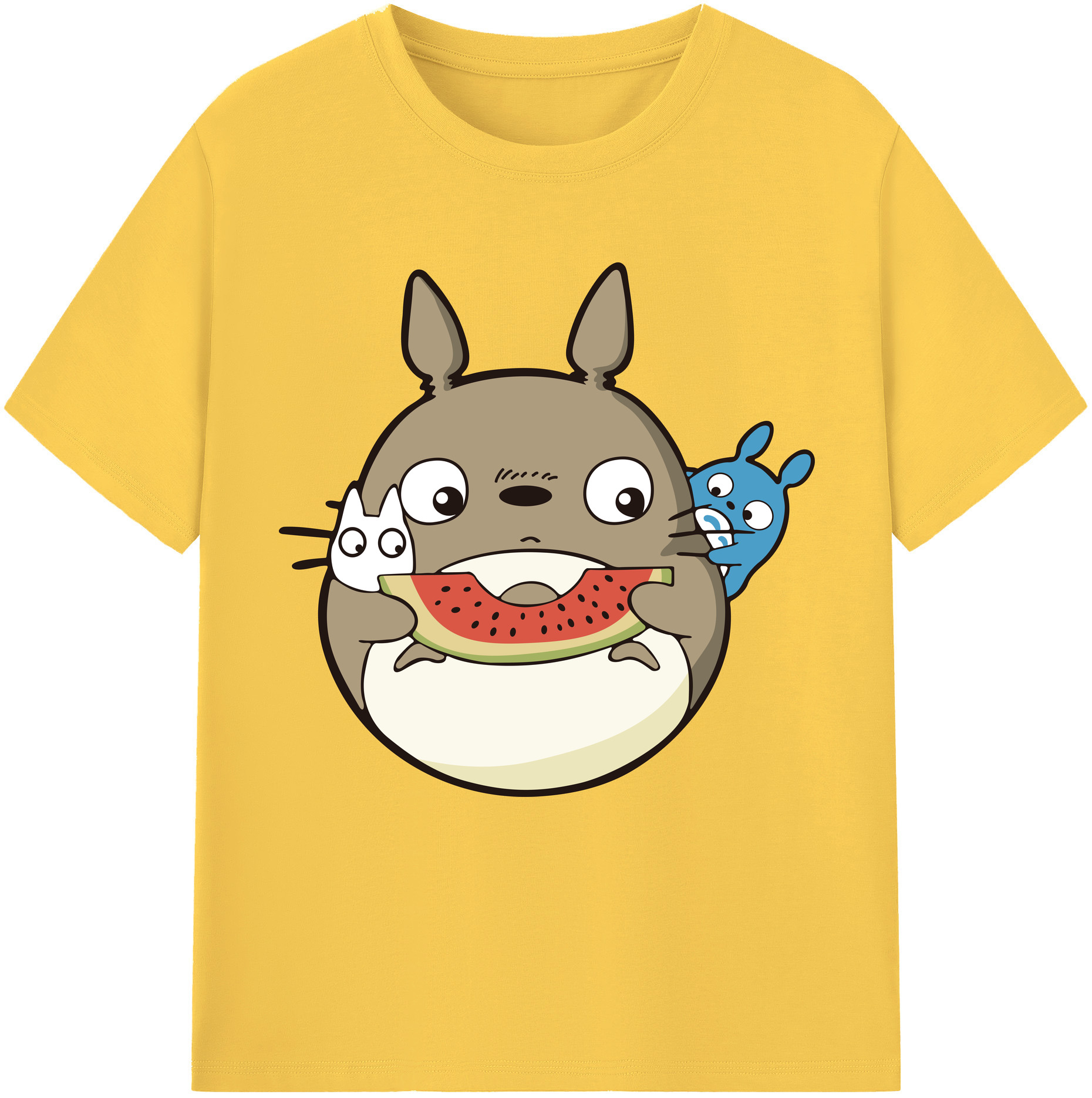 （画像用） となりのトトロ 草壁メイ 草壁サツキ My Neighbor Totoro Satsuki Kusakabe Mei Kusakabe 綿100％半袖Tシャツ（フロントプリント）