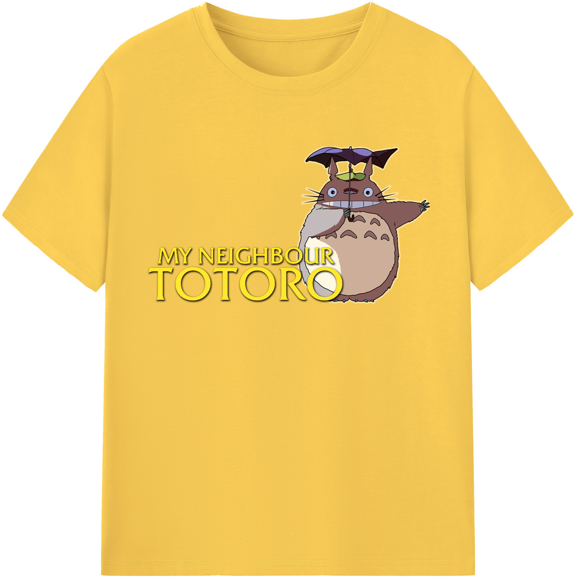 （画像用） となりのトトロ 草壁メイ 草壁サツキ My Neighbor Totoro Satsuki Kusakabe Mei Kusakabe 綿100％半袖Tシャツ（フロントプリント）