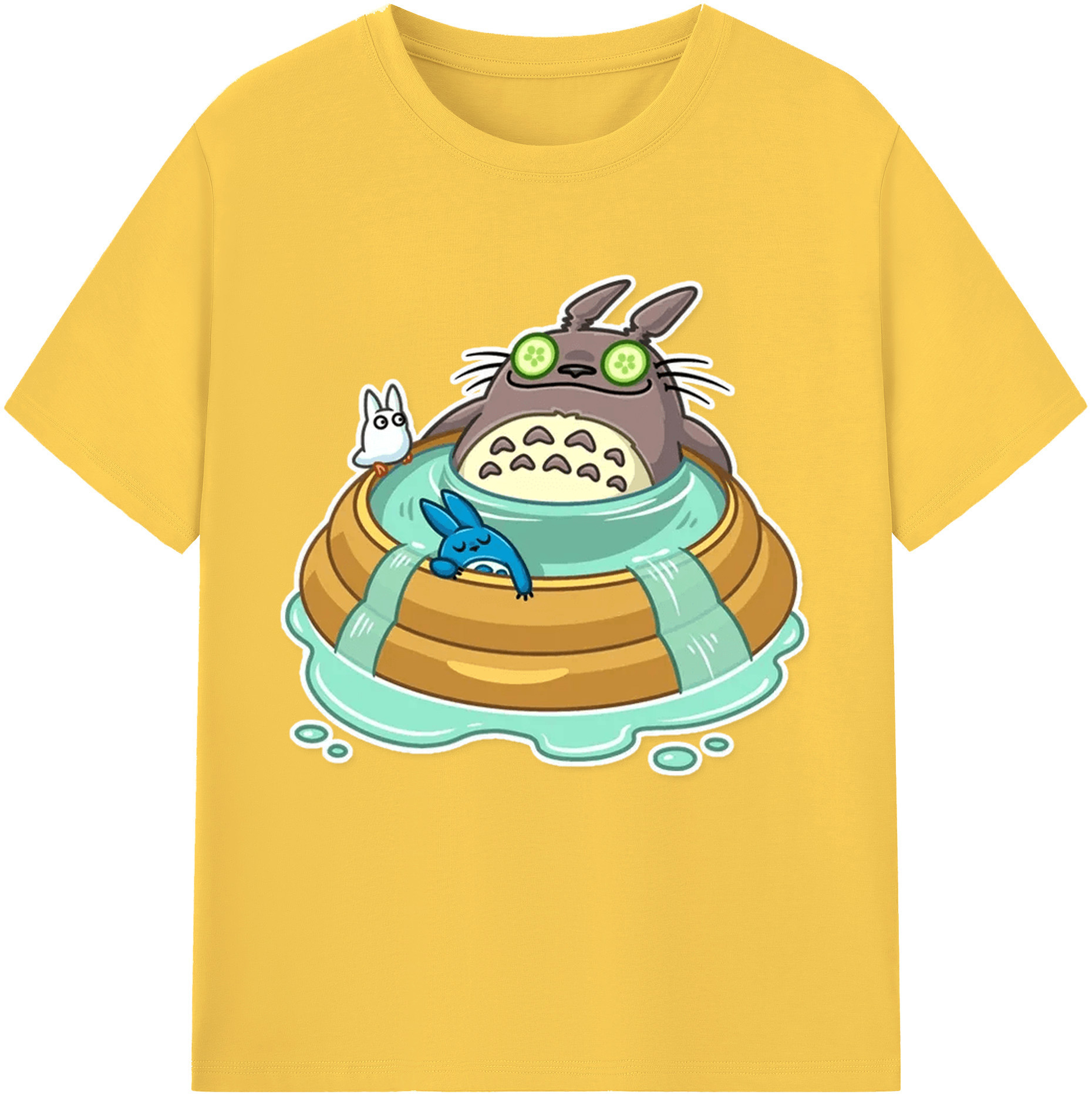 （画像用） となりのトトロ 草壁メイ 草壁サツキ My Neighbor Totoro Satsuki Kusakabe Mei Kusakabe 綿100％半袖Tシャツ（フロントプリント）