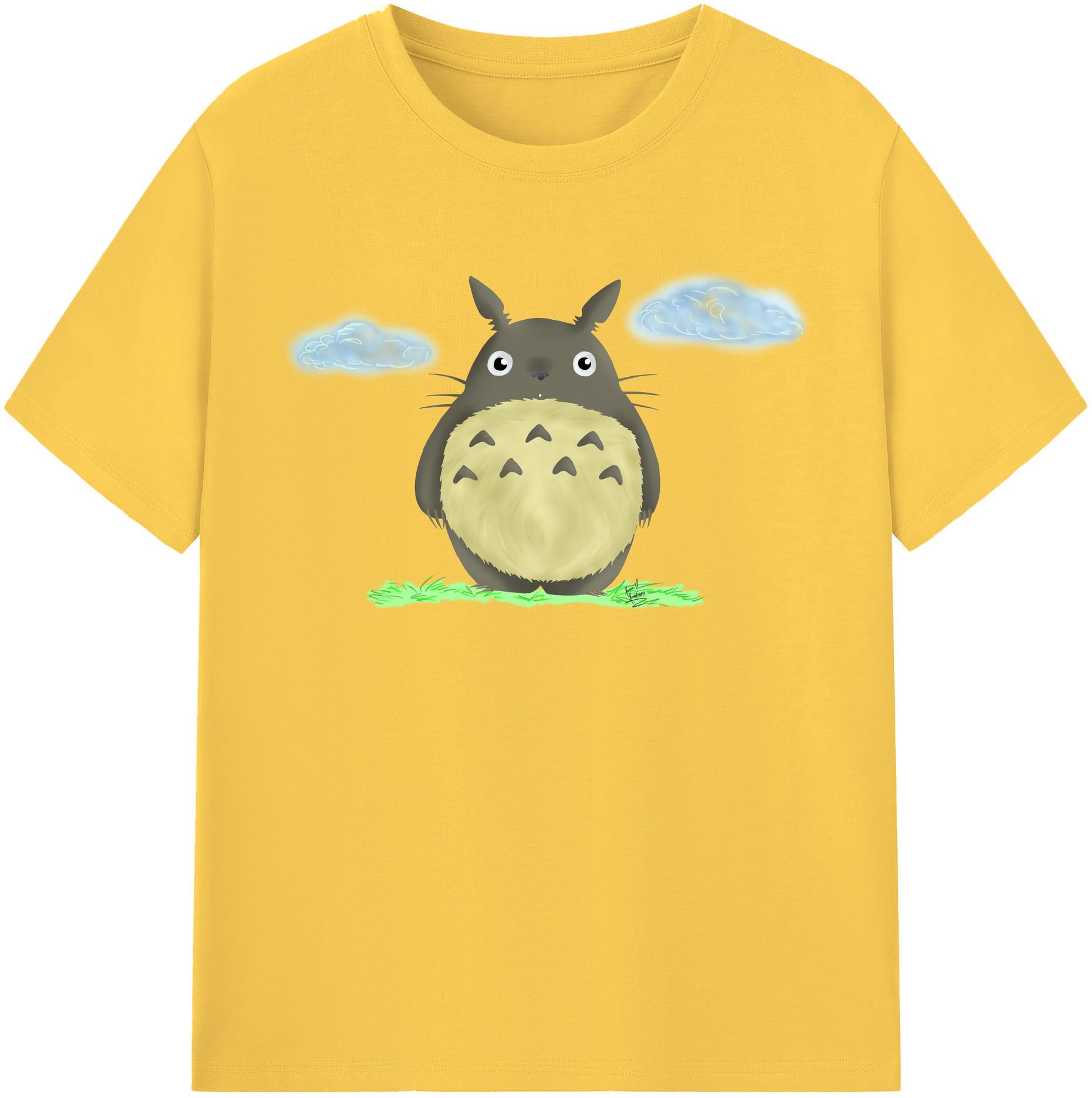 （画像用） となりのトトロ 草壁メイ 草壁サツキ My Neighbor Totoro Satsuki Kusakabe Mei Kusakabe 綿100％半袖Tシャツ（フロントプリント）