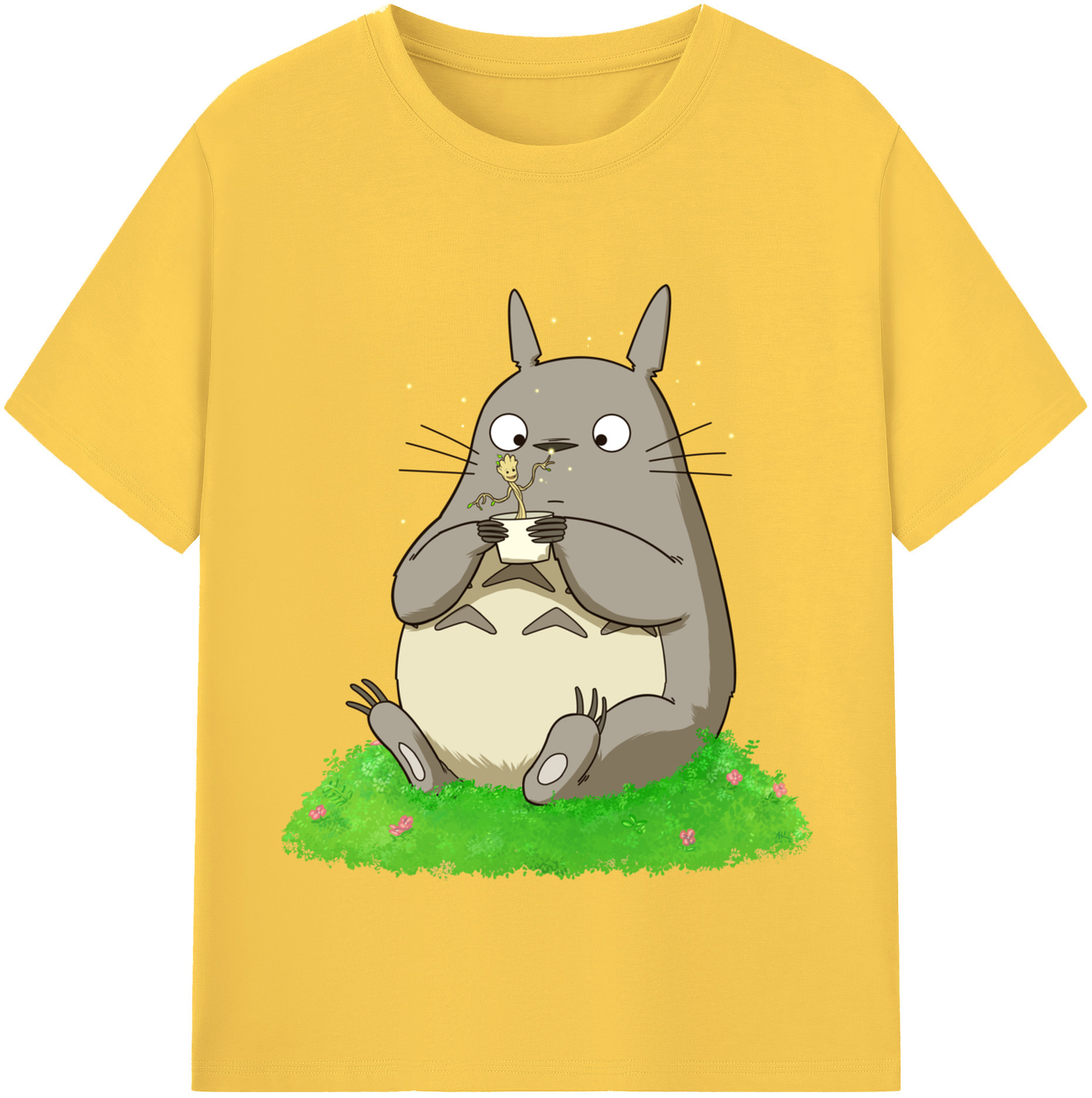 （画像用） となりのトトロ 草壁メイ 草壁サツキ My Neighbor Totoro Satsuki Kusakabe Mei Kusakabe 綿100％半袖Tシャツ（フロントプリント）