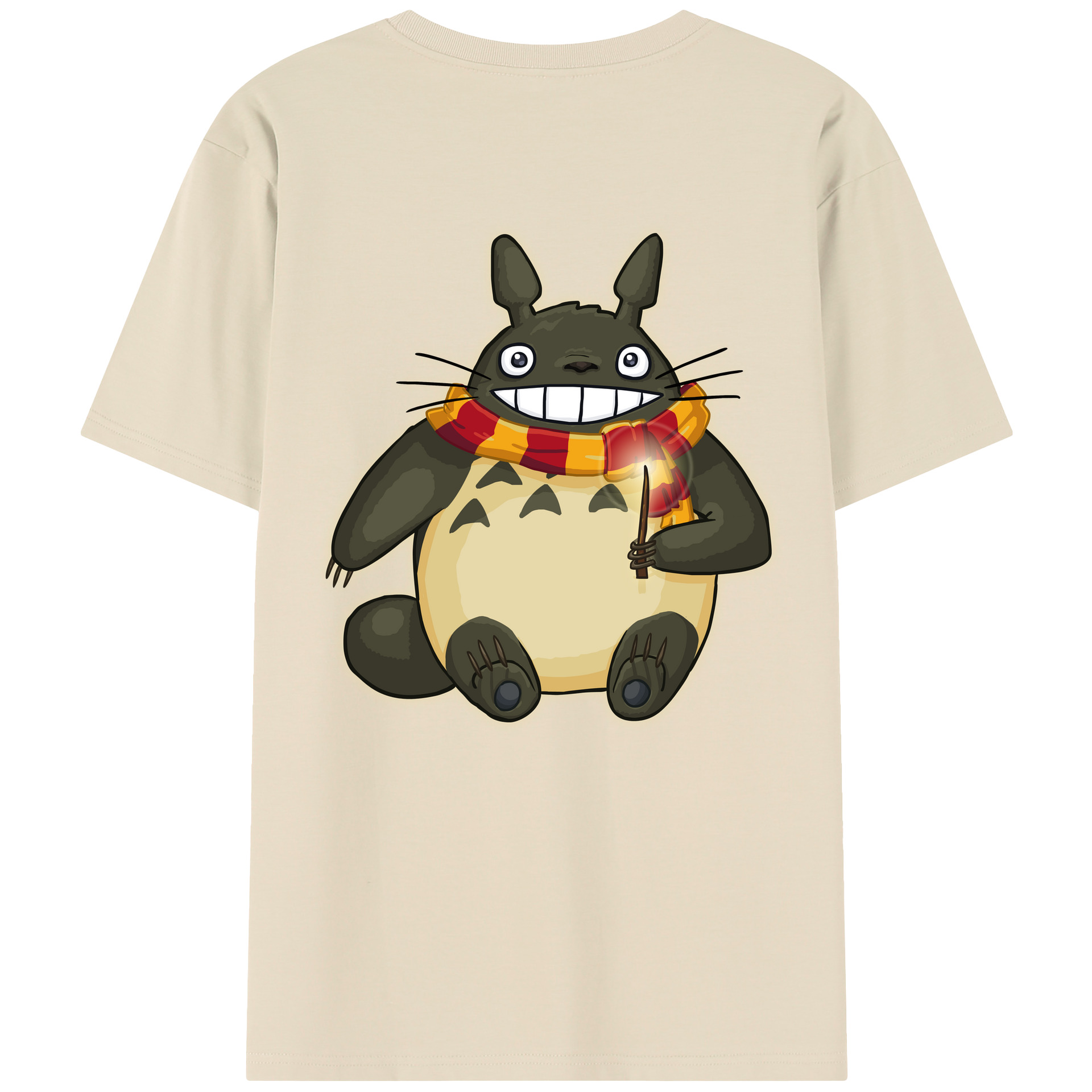 （画像用） となりのトトロ 草壁メイ 草壁サツキ My Neighbor Totoro Satsuki Kusakabe Mei Kusakabe 綿100％半袖Tシャツ（背面プリント）