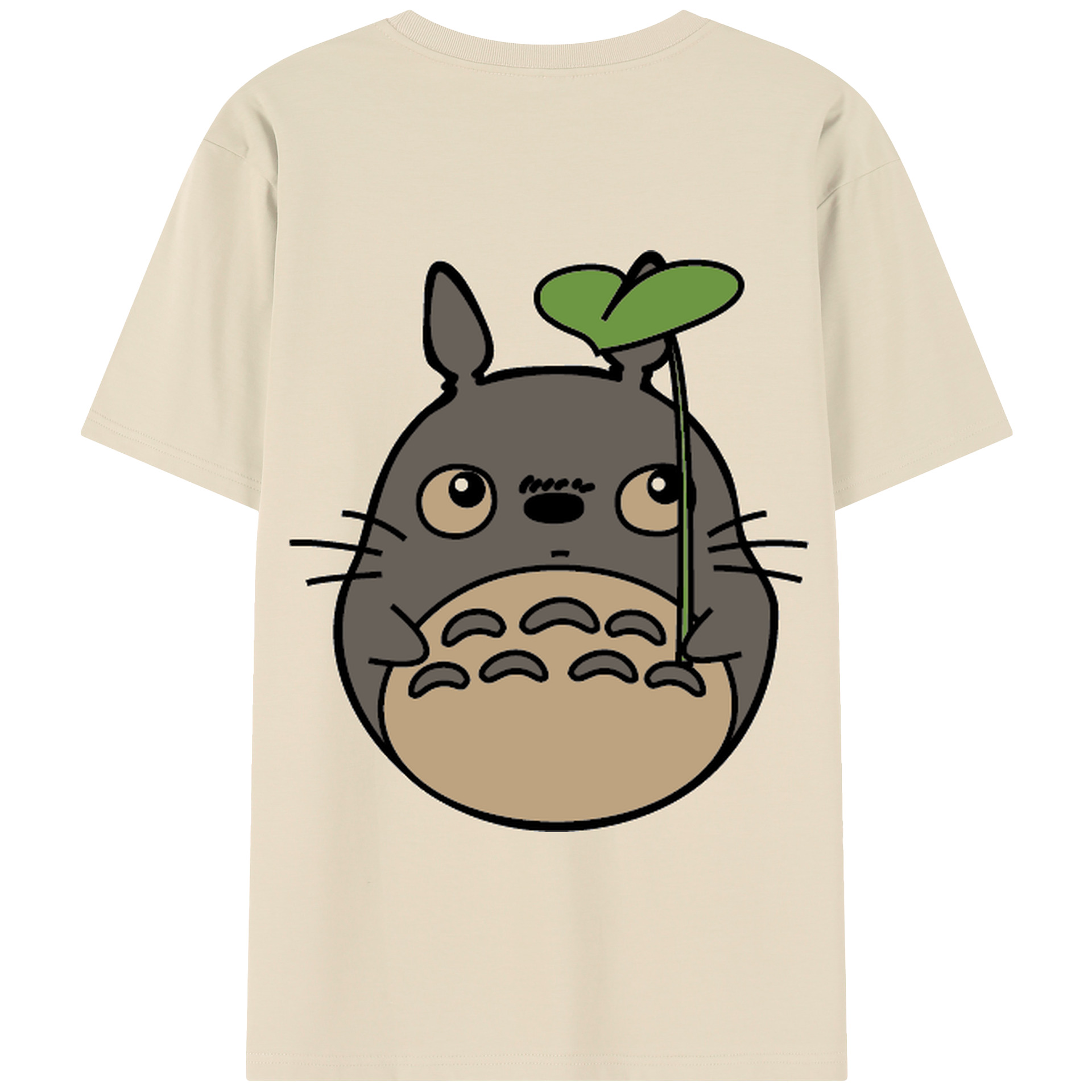 （画像用） となりのトトロ 草壁メイ 草壁サツキ My Neighbor Totoro Satsuki Kusakabe Mei Kusakabe 綿100％半袖Tシャツ（背面プリント）