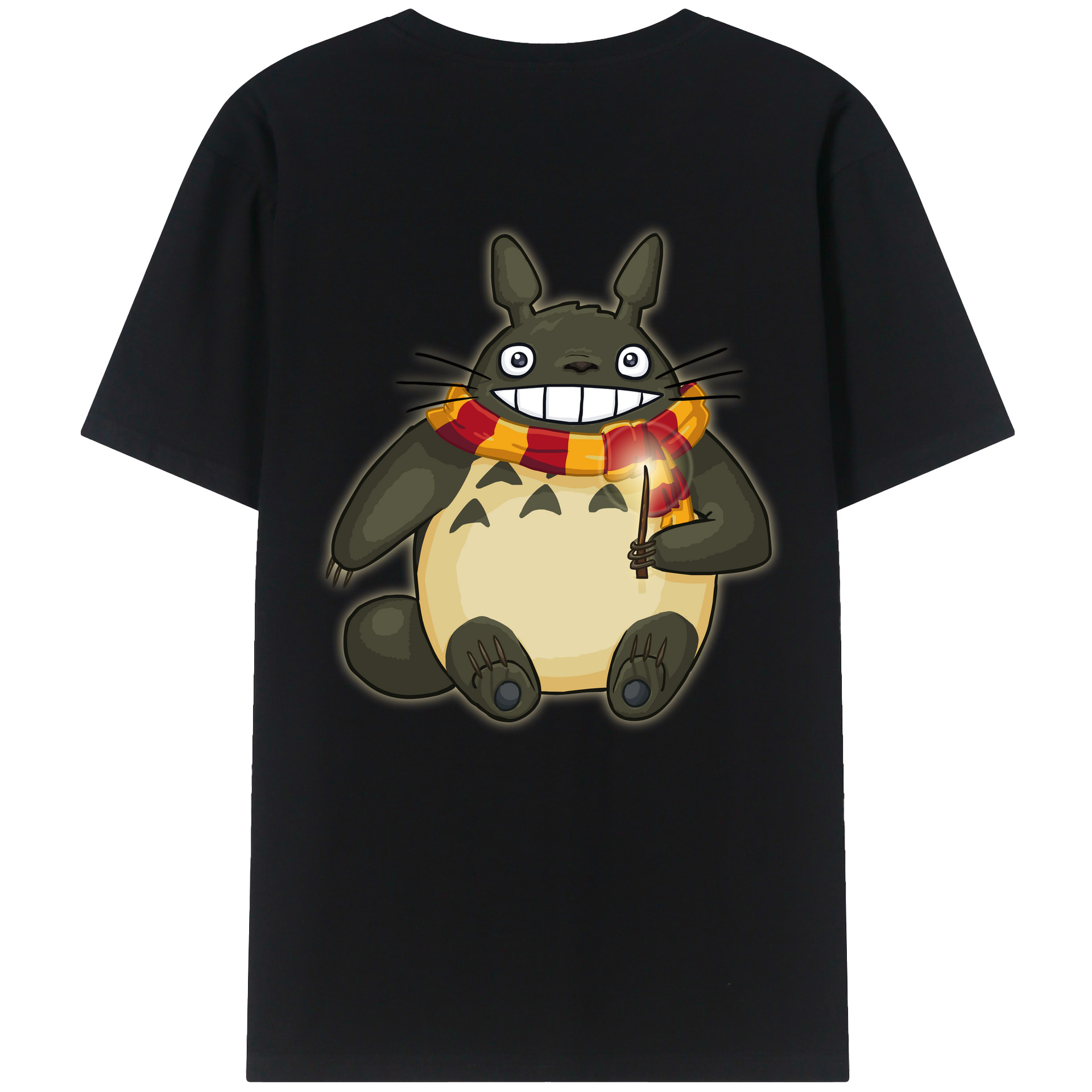 （画像用） となりのトトロ 草壁メイ 草壁サツキ My Neighbor Totoro Satsuki Kusakabe Mei Kusakabe 綿100％半袖Tシャツ（背面プリント）