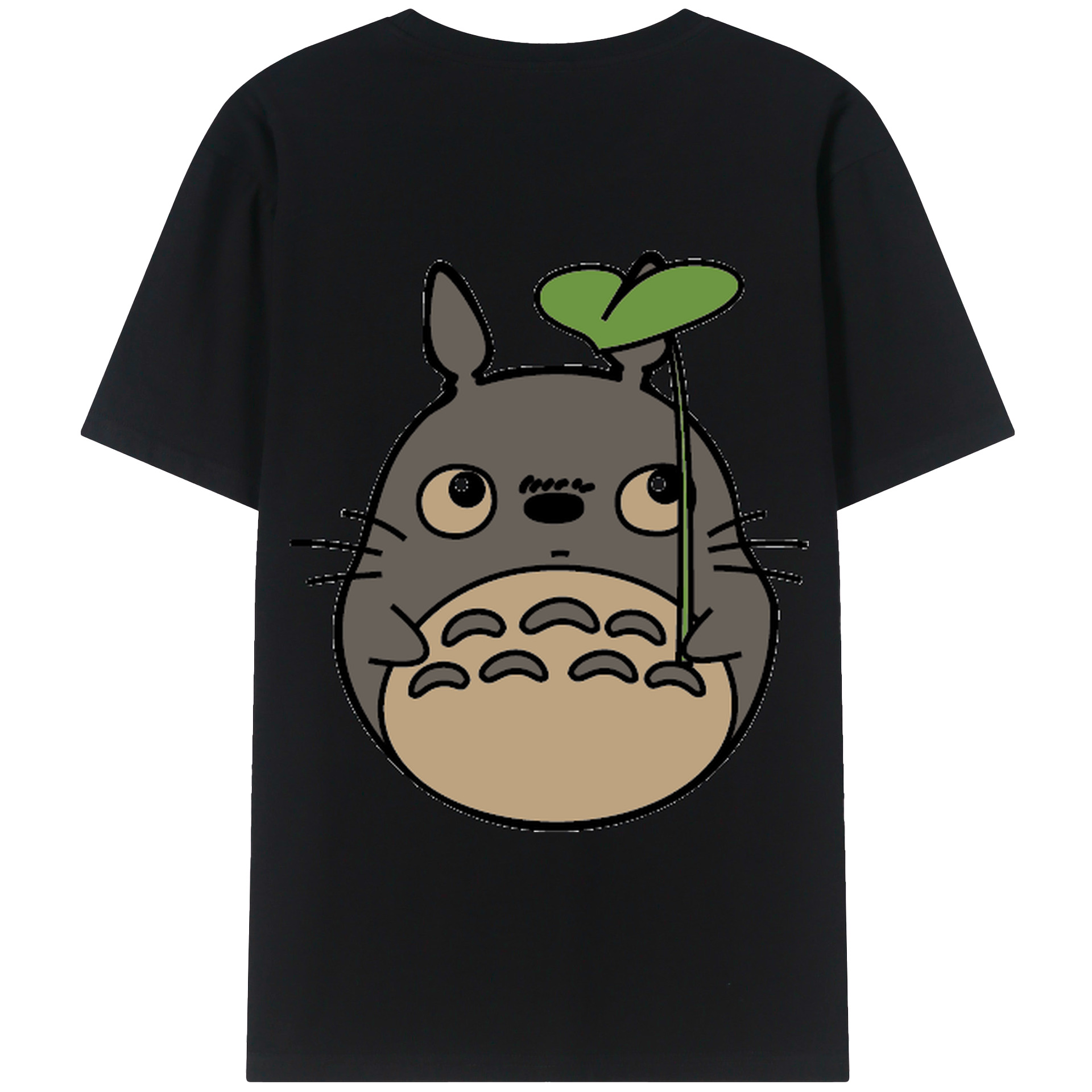 （画像用） となりのトトロ 草壁メイ 草壁サツキ My Neighbor Totoro Satsuki Kusakabe Mei Kusakabe 綿100％半袖Tシャツ（背面プリント）