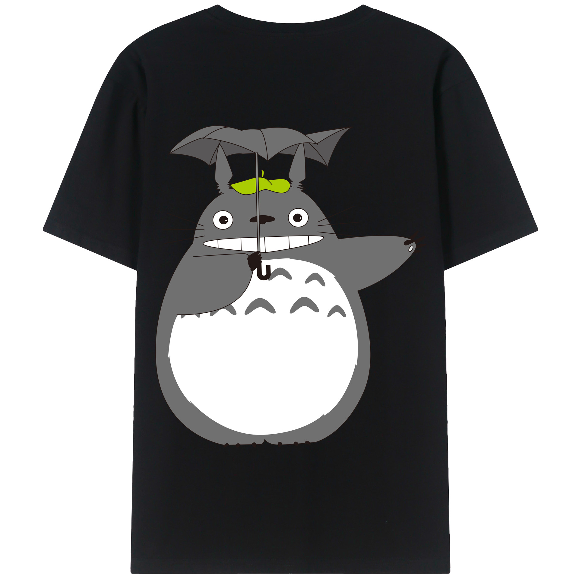（画像用） となりのトトロ 草壁メイ 草壁サツキ My Neighbor Totoro Satsuki Kusakabe Mei Kusakabe 綿100％半袖Tシャツ（背面プリント）