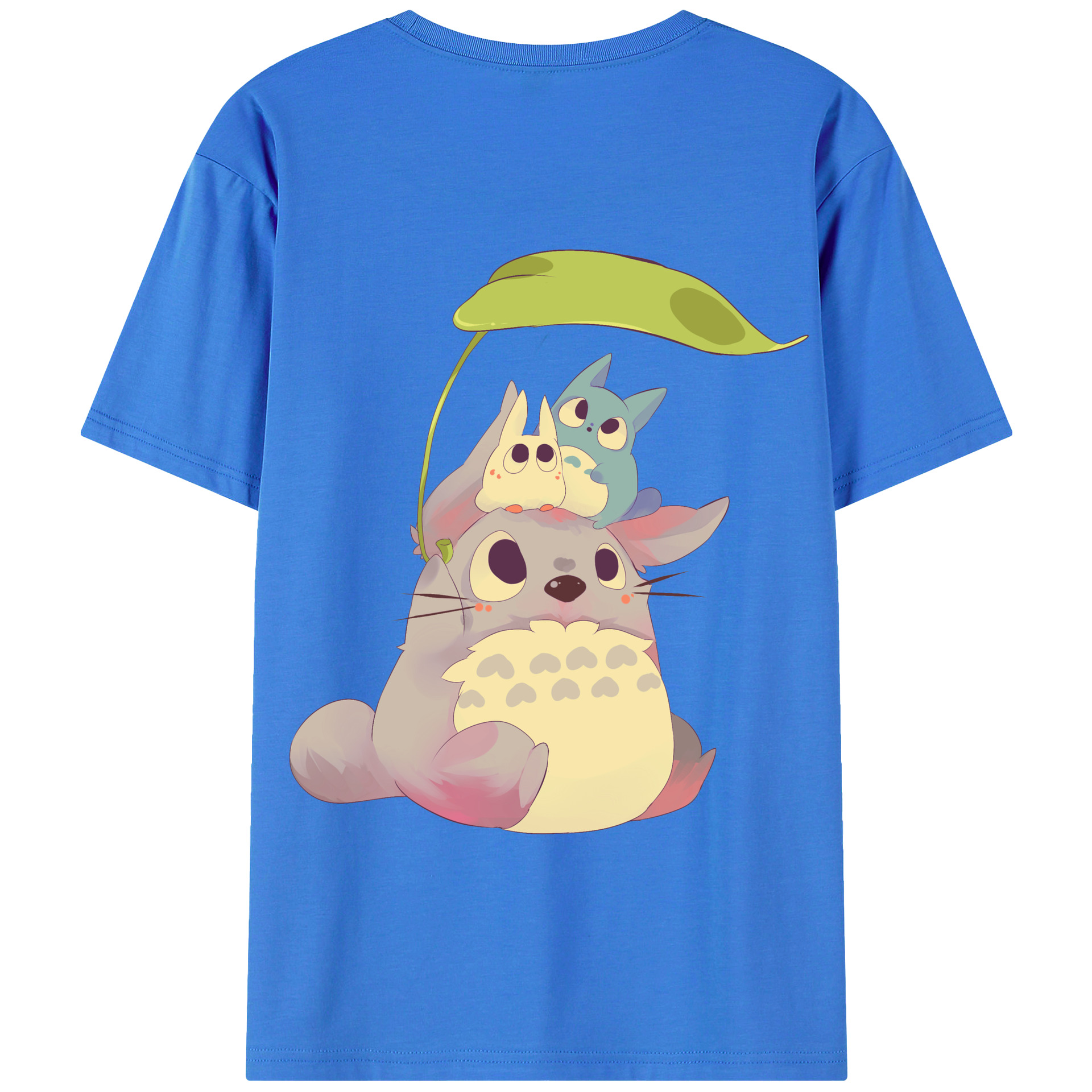 （画像用） となりのトトロ 草壁メイ 草壁サツキ My Neighbor Totoro Satsuki Kusakabe Mei Kusakabe 綿100％半袖Tシャツ（背面プリント）