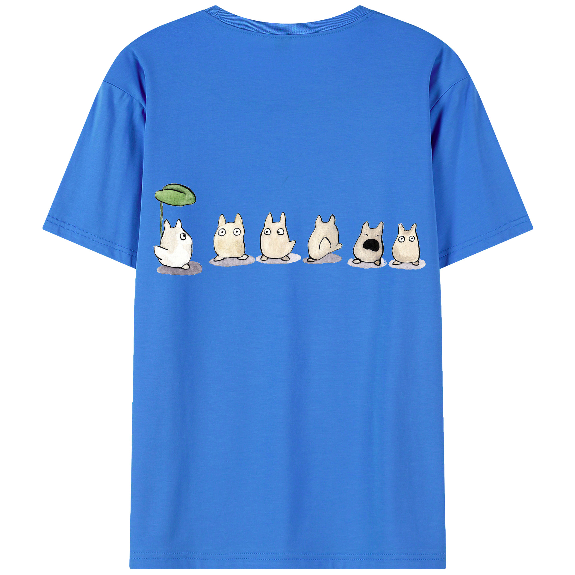 （画像用） となりのトトロ 草壁メイ 草壁サツキ My Neighbor Totoro Satsuki Kusakabe Mei Kusakabe 綿100％半袖Tシャツ（背面プリント）
