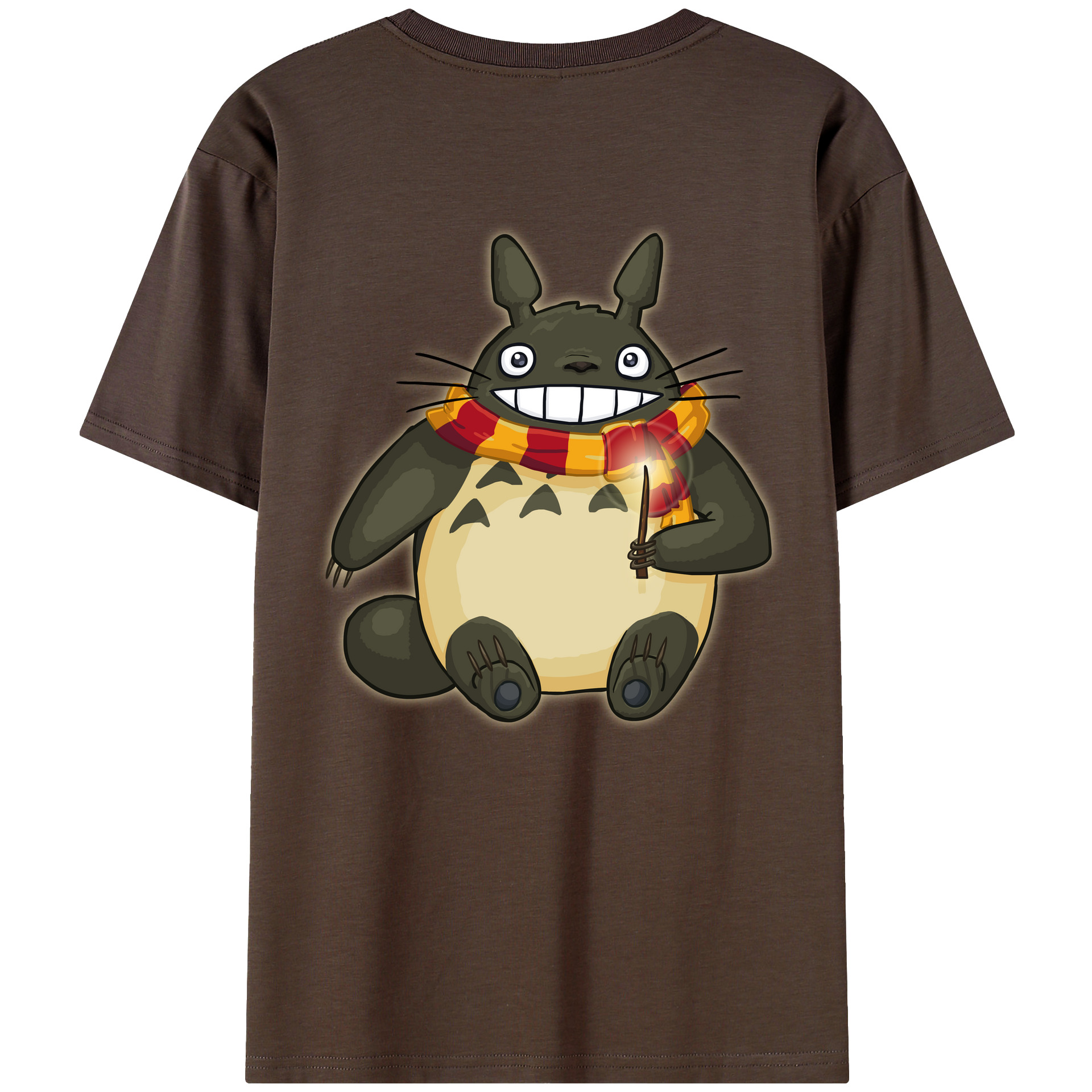 （画像用） となりのトトロ 草壁メイ 草壁サツキ My Neighbor Totoro Satsuki Kusakabe Mei Kusakabe 綿100％半袖Tシャツ（背面プリント）