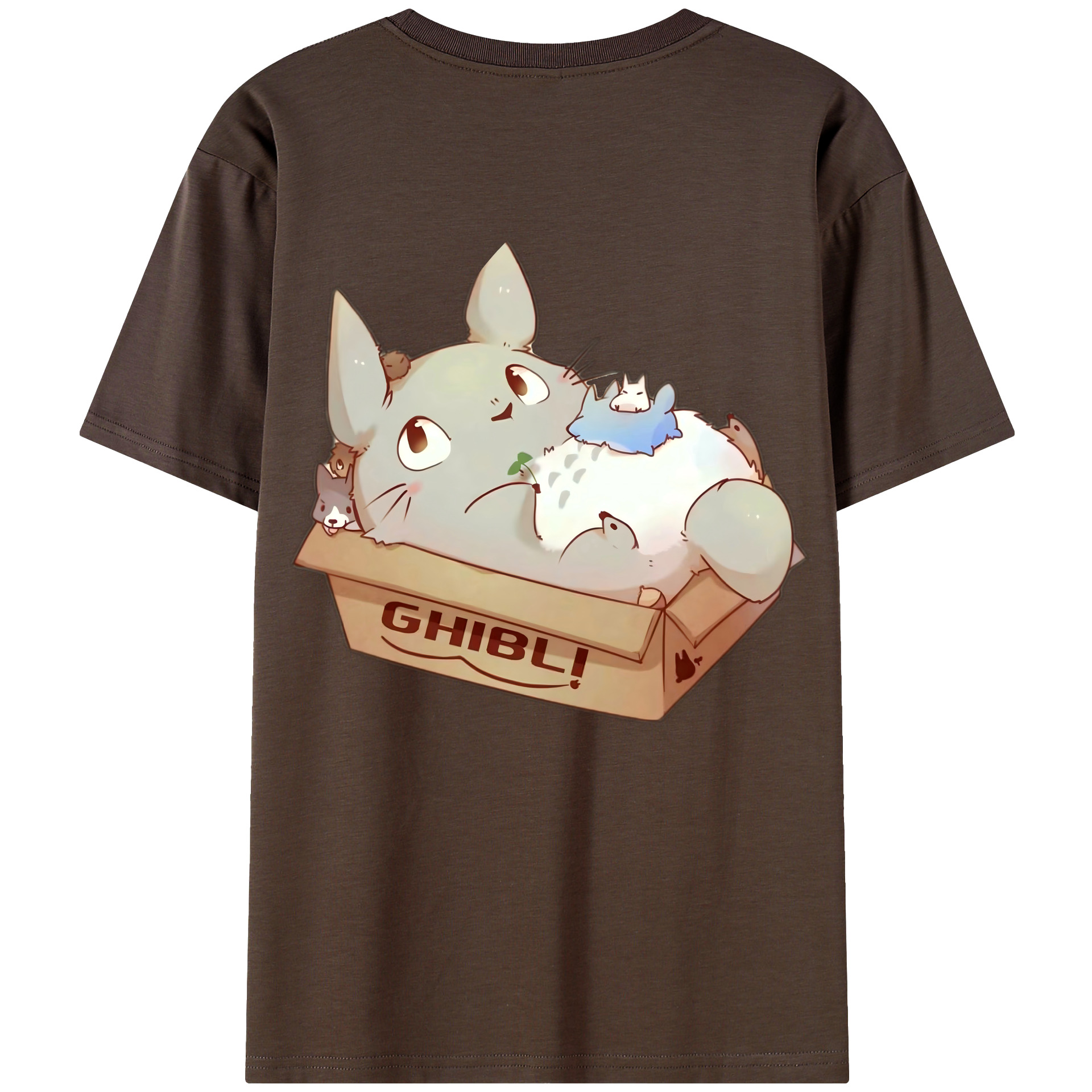 （画像用） となりのトトロ 草壁メイ 草壁サツキ My Neighbor Totoro Satsuki Kusakabe Mei Kusakabe 綿100％半袖Tシャツ（背面プリント）