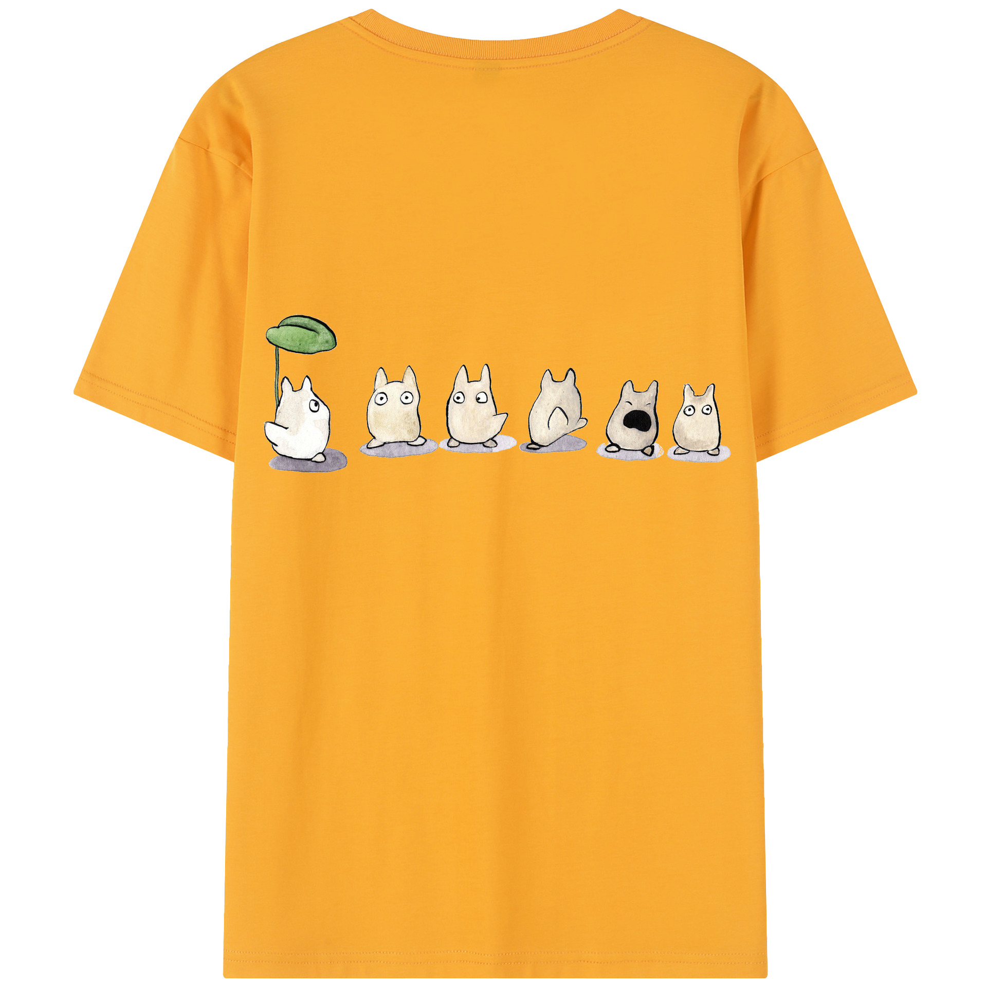 （画像用） となりのトトロ 草壁メイ 草壁サツキ My Neighbor Totoro Satsuki Kusakabe Mei Kusakabe 綿100％半袖Tシャツ（背面プリント）
