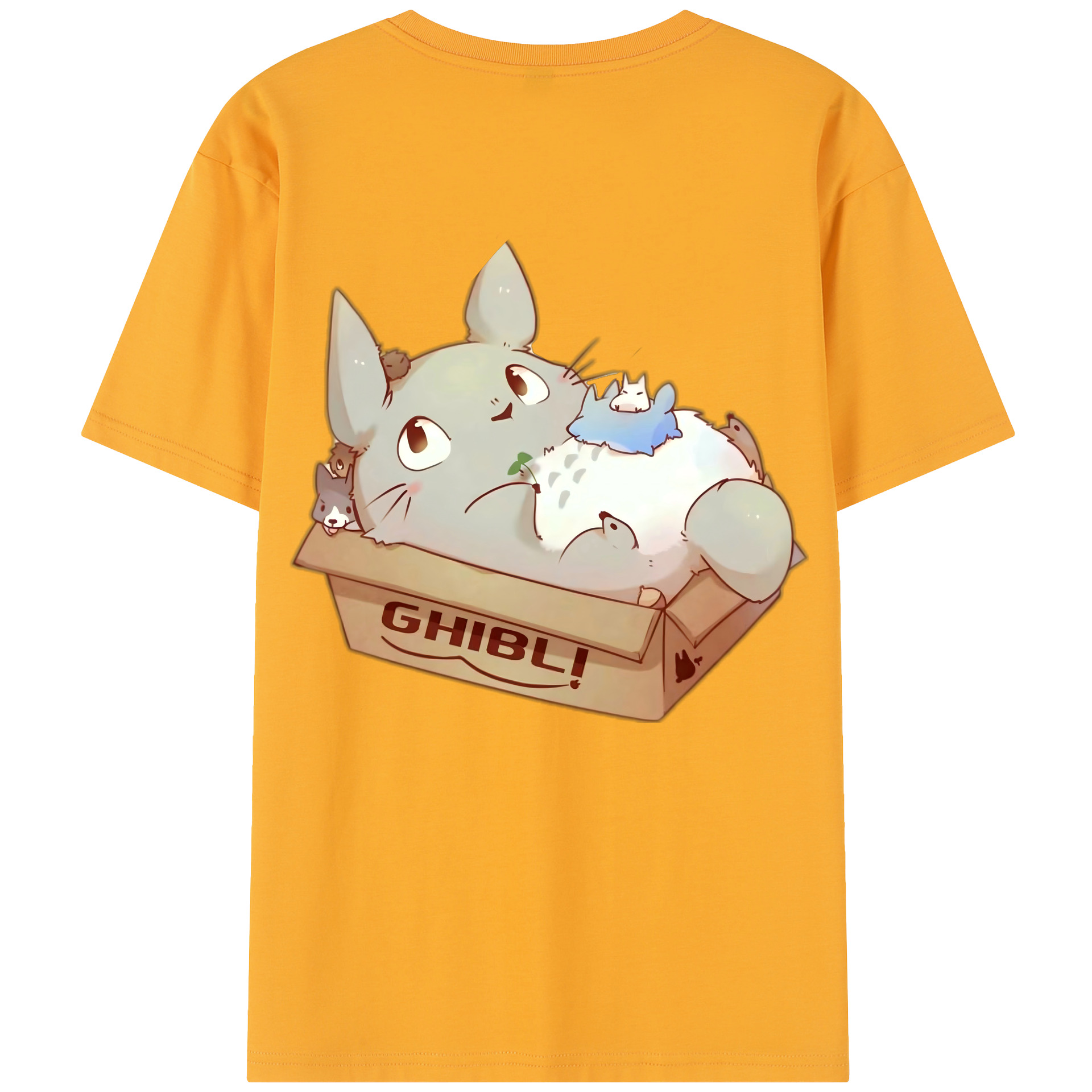 （画像用） となりのトトロ 草壁メイ 草壁サツキ My Neighbor Totoro Satsuki Kusakabe Mei Kusakabe 綿100％半袖Tシャツ（背面プリント）