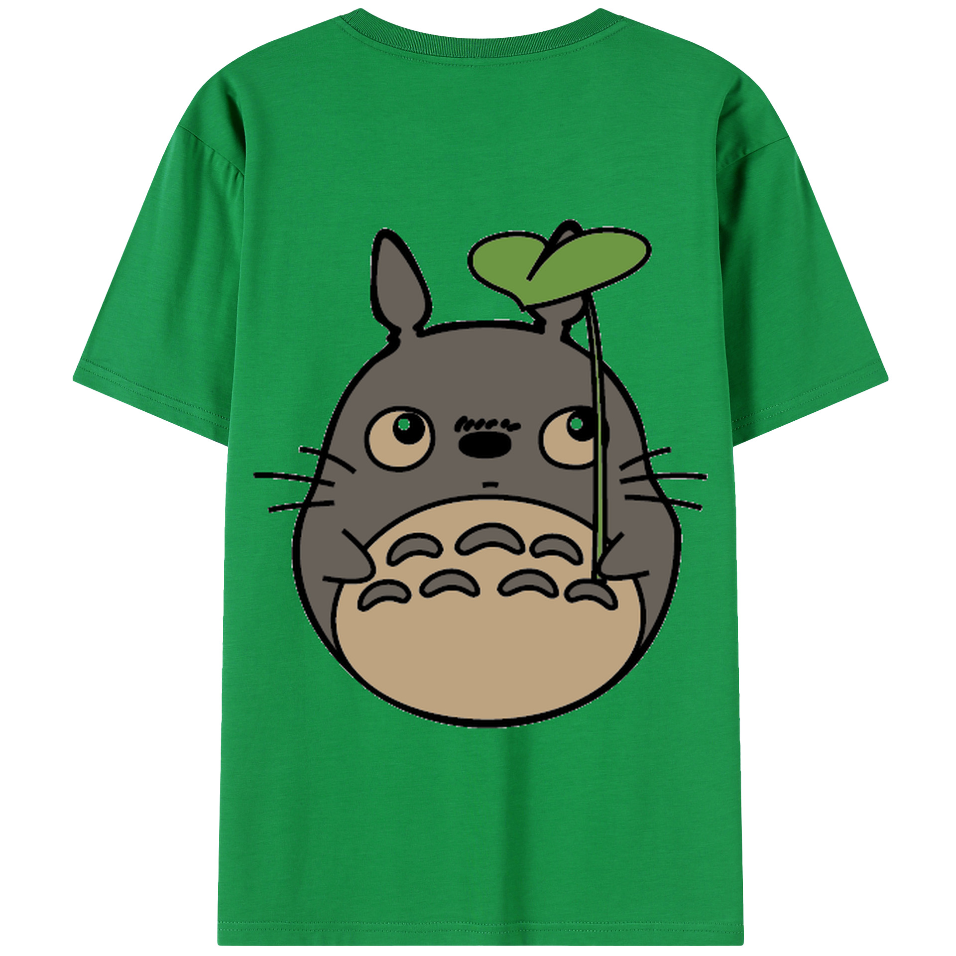 （画像用） となりのトトロ 草壁メイ 草壁サツキ My Neighbor Totoro Satsuki Kusakabe Mei Kusakabe 綿100％半袖Tシャツ（背面プリント）