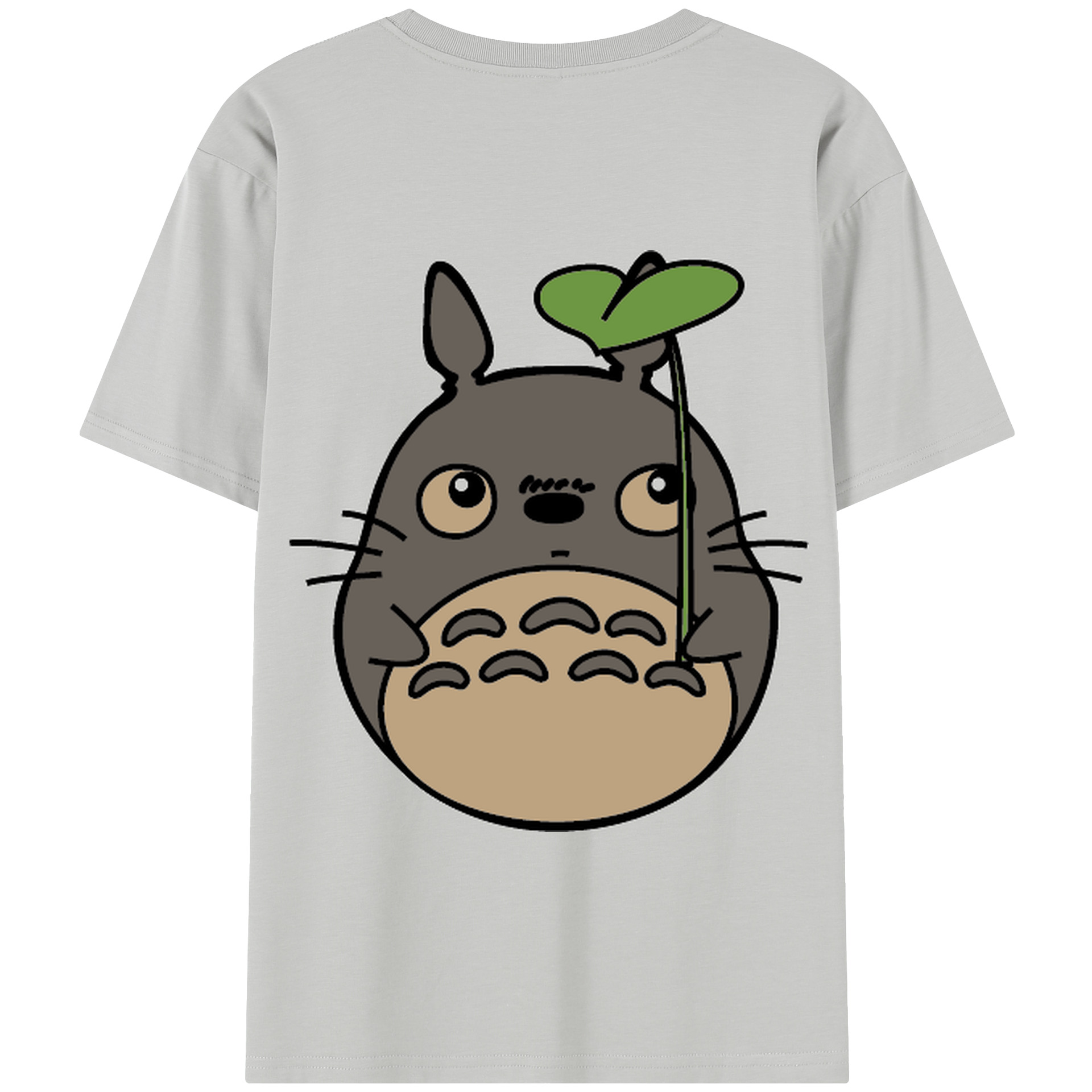 （画像用） となりのトトロ 草壁メイ 草壁サツキ My Neighbor Totoro Satsuki Kusakabe Mei Kusakabe 綿100％半袖Tシャツ（背面プリント）