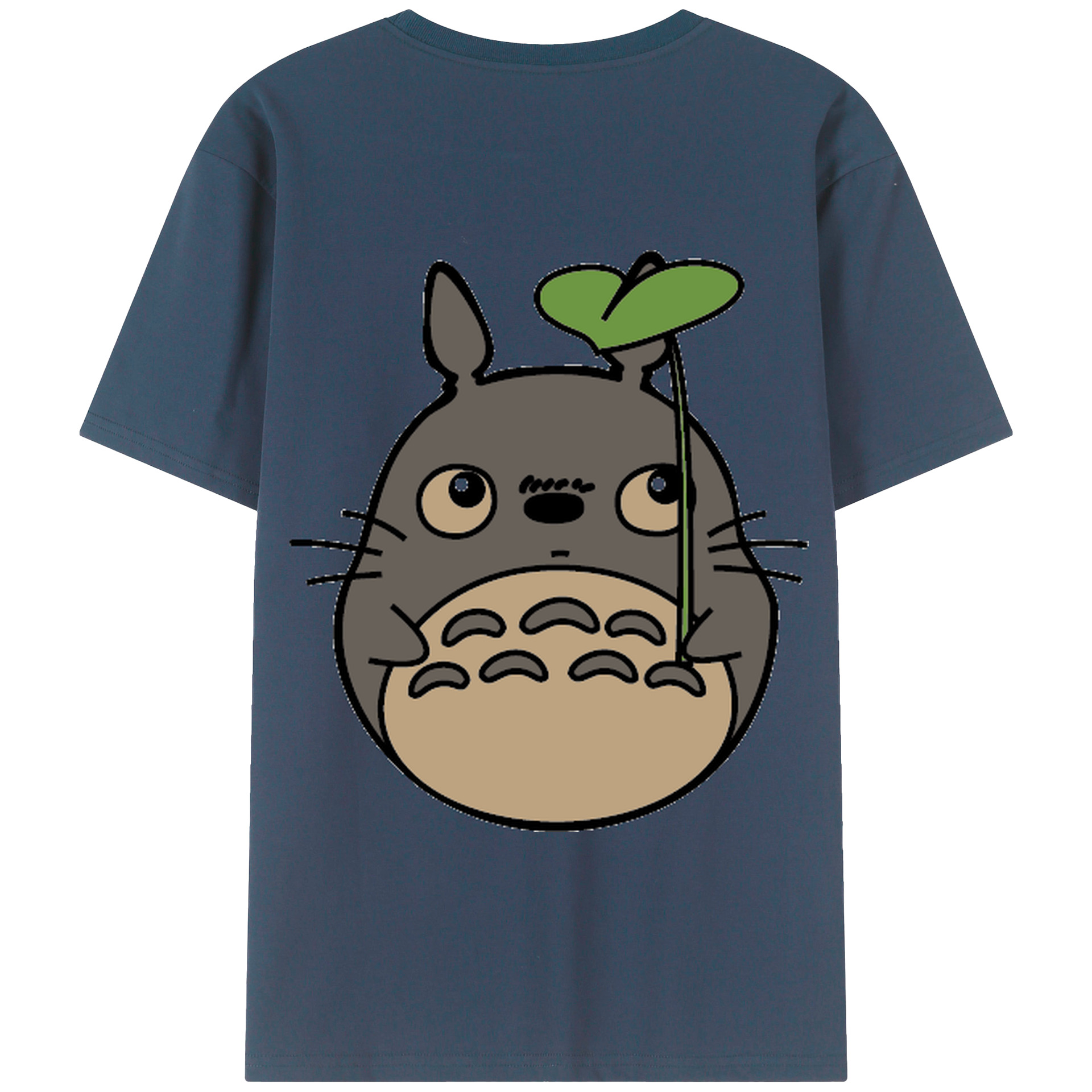 （画像用） となりのトトロ 草壁メイ 草壁サツキ My Neighbor Totoro Satsuki Kusakabe Mei Kusakabe 綿100％半袖Tシャツ（背面プリント）
