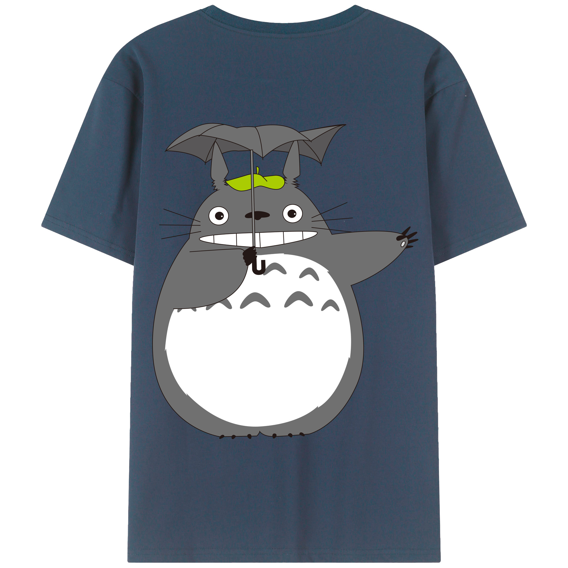 （画像用） となりのトトロ 草壁メイ 草壁サツキ My Neighbor Totoro Satsuki Kusakabe Mei Kusakabe 綿100％半袖Tシャツ（背面プリント）