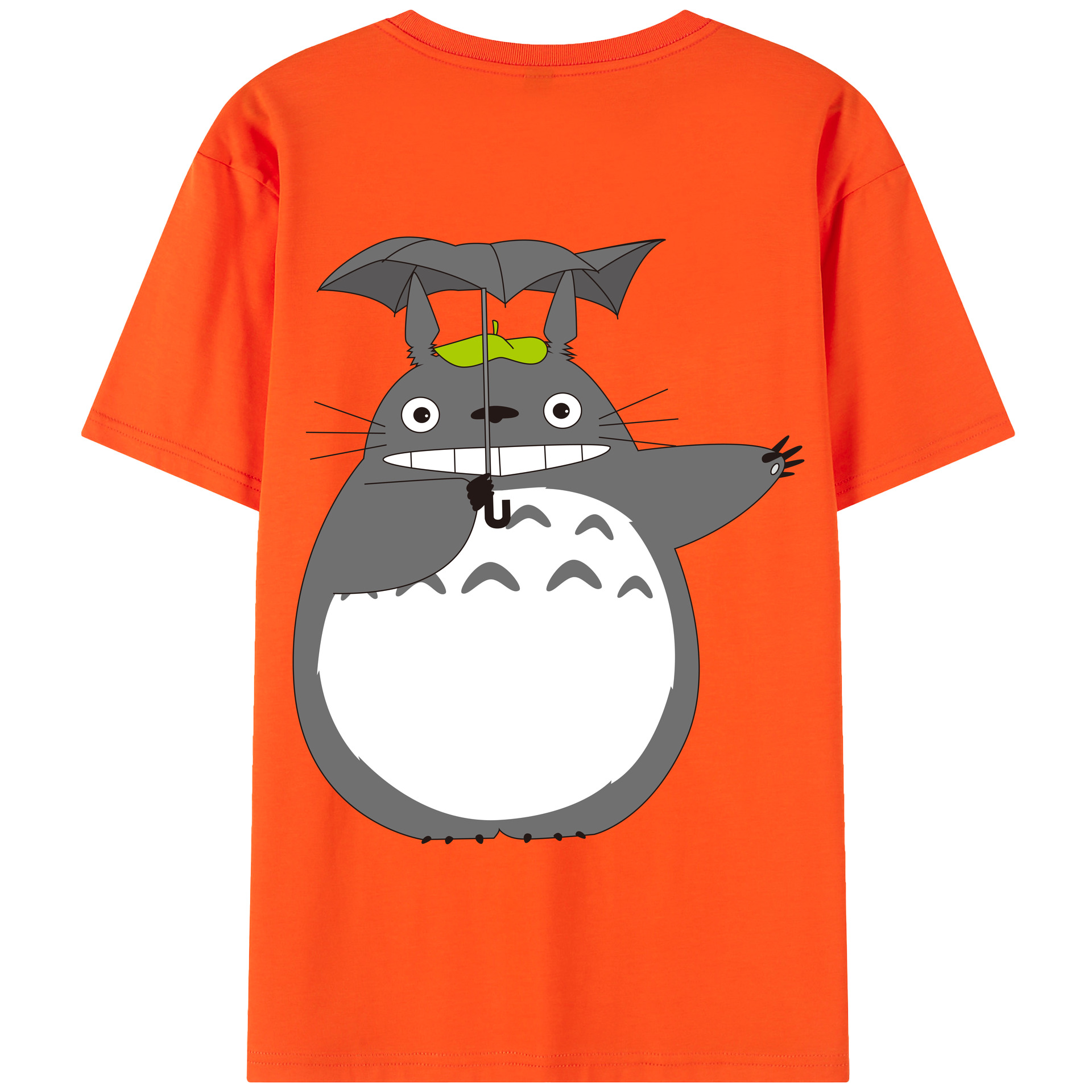 （画像用） となりのトトロ 草壁メイ 草壁サツキ My Neighbor Totoro Satsuki Kusakabe Mei Kusakabe 綿100％半袖Tシャツ（背面プリント）
