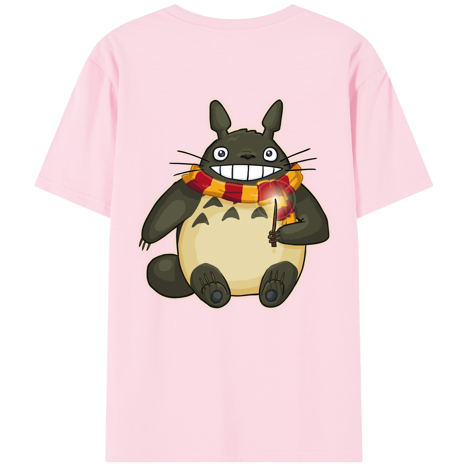（画像用） となりのトトロ 草壁メイ 草壁サツキ My Neighbor Totoro Satsuki Kusakabe Mei Kusakabe 綿100％半袖Tシャツ（背面プリント）