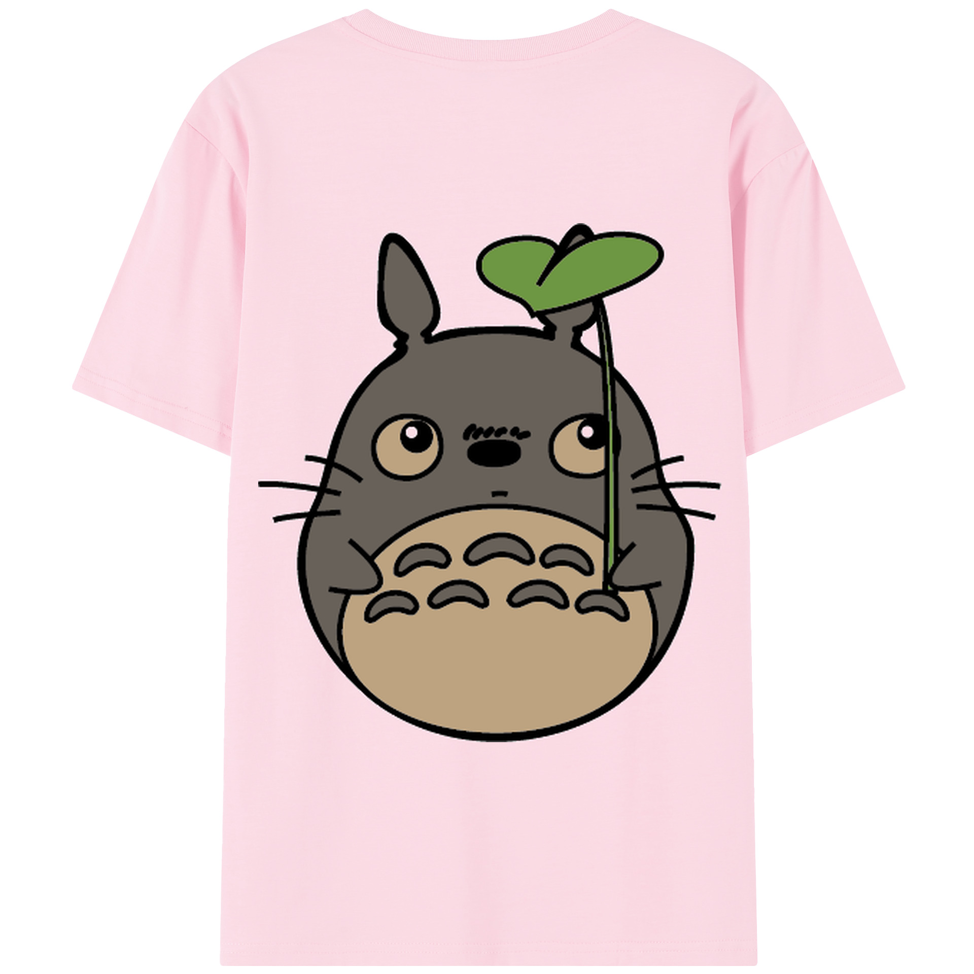 （画像用） となりのトトロ 草壁メイ 草壁サツキ My Neighbor Totoro Satsuki Kusakabe Mei Kusakabe 綿100％半袖Tシャツ（背面プリント）