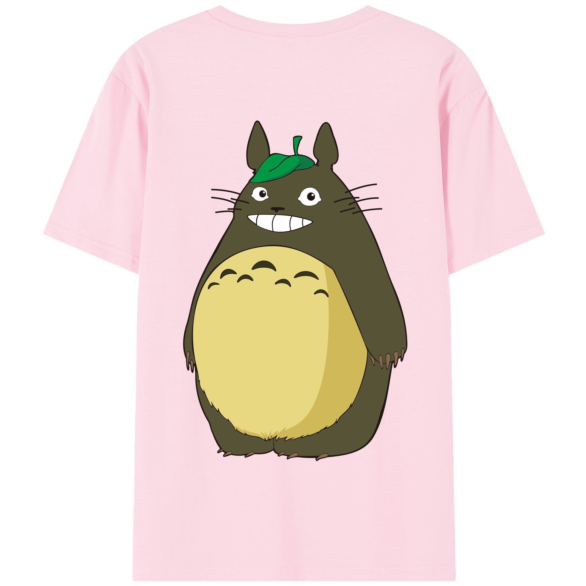 （画像用） となりのトトロ 草壁メイ 草壁サツキ My Neighbor Totoro Satsuki Kusakabe Mei Kusakabe 綿100％半袖Tシャツ（背面プリント）